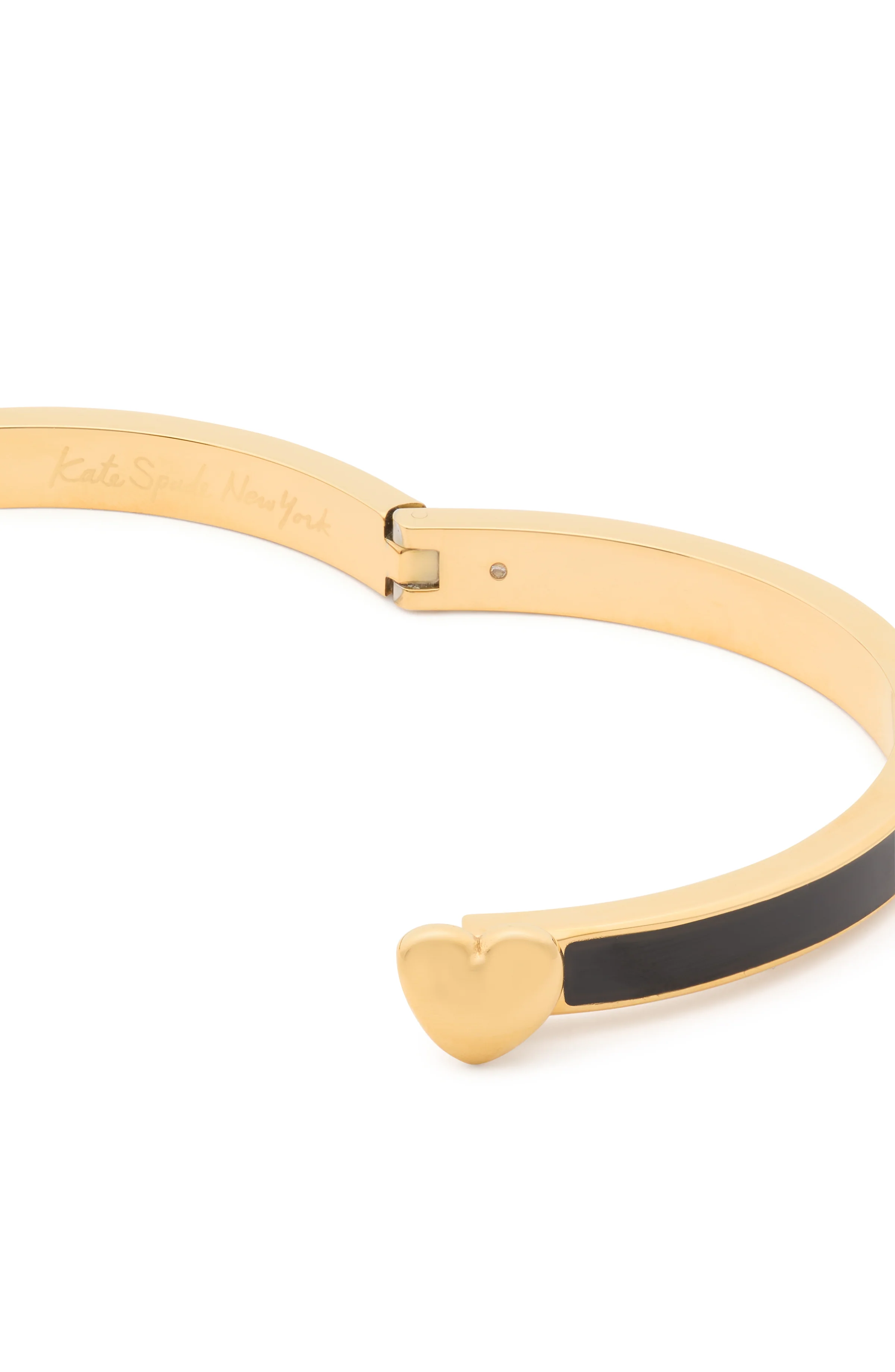Kate Spade Heart You Enamel Hinged Bangle Bracelet - Image 2