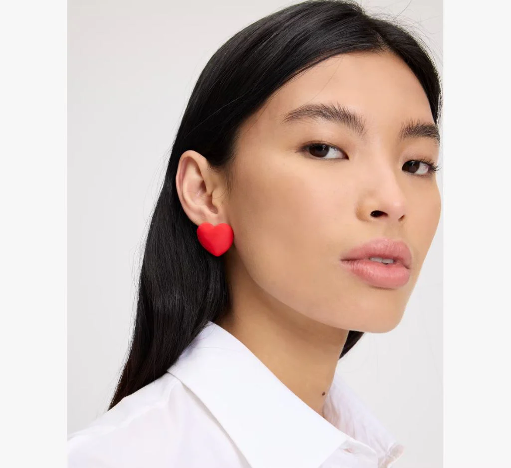 Kate Spade Heart You Statement Stud Earrings - Image 3