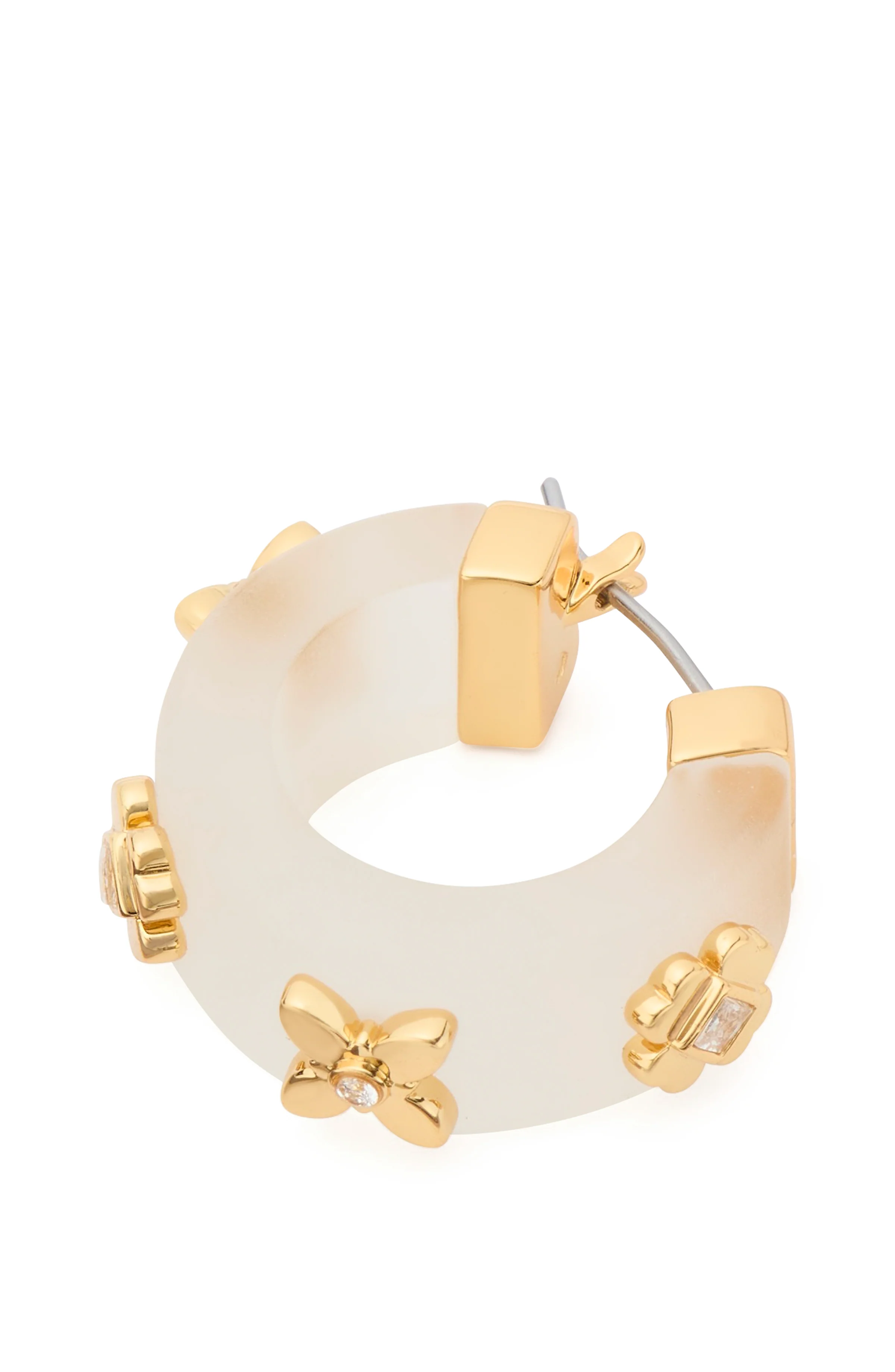 Kate Spade Heritage Bloom Small Hoops - Image 2