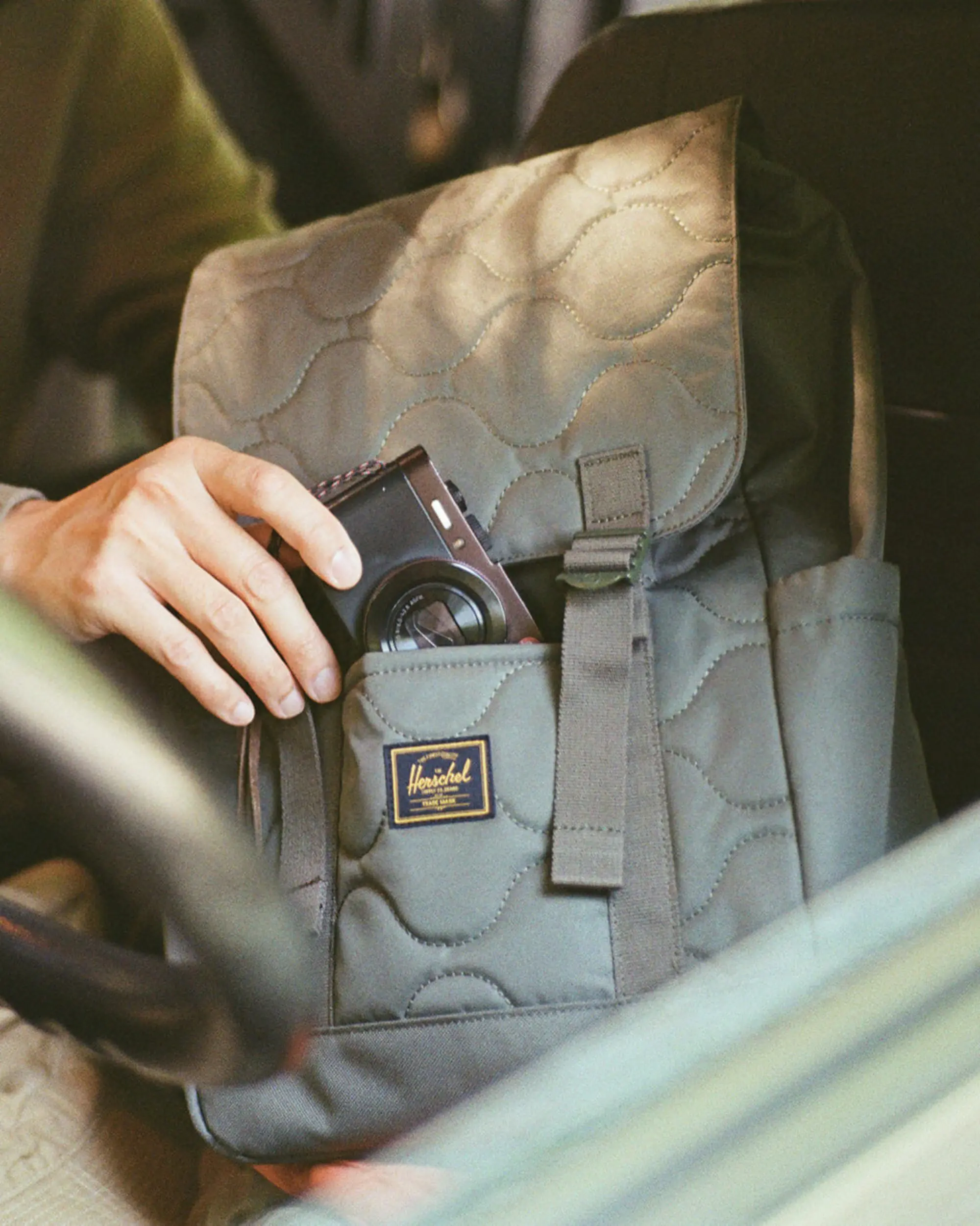 Herschel Supply Co. Retreat Small Quilted Capsule Backpack - Image 7