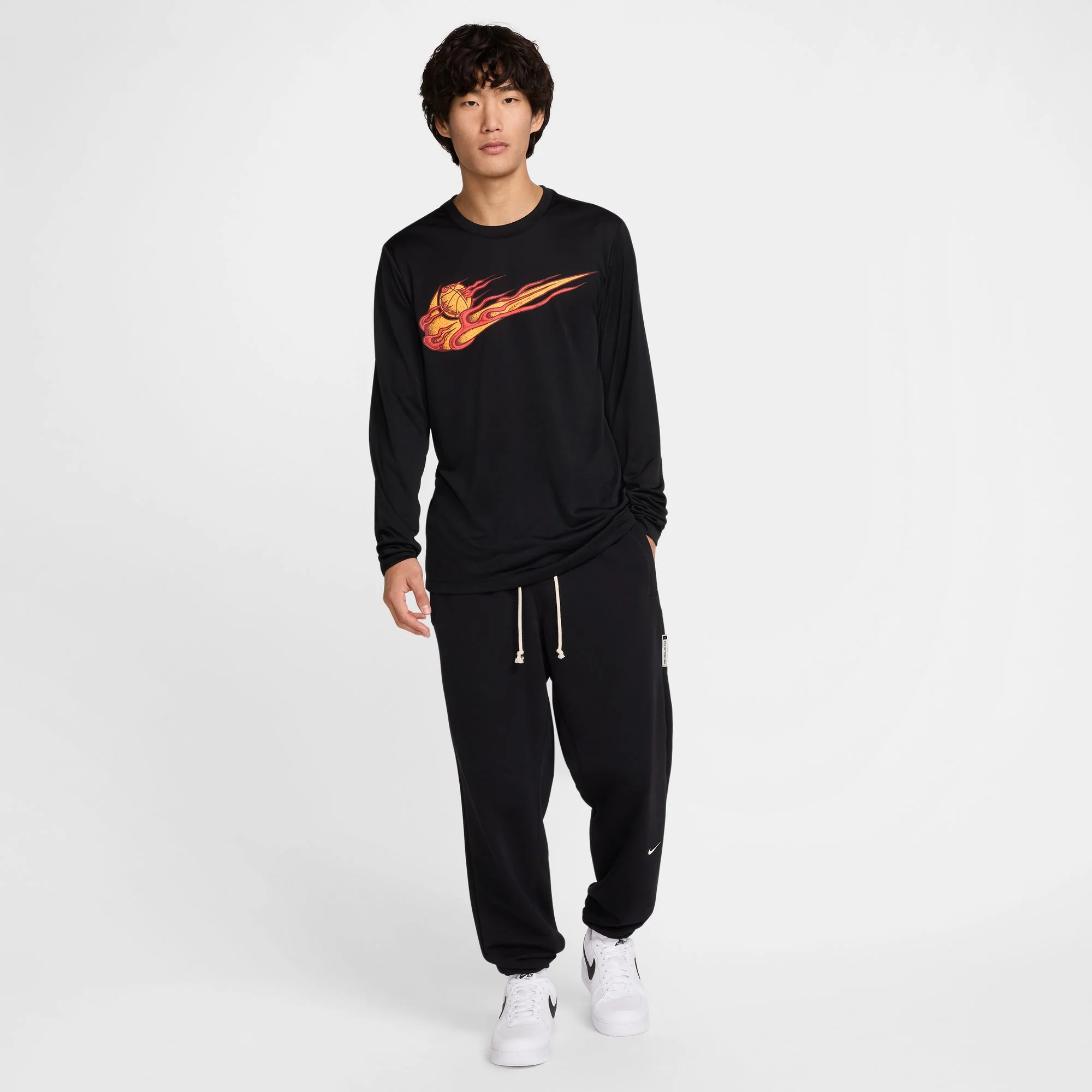 Nike Mens Dri-FIT Baskeball Long Sleeve T-Shirt - Image 4