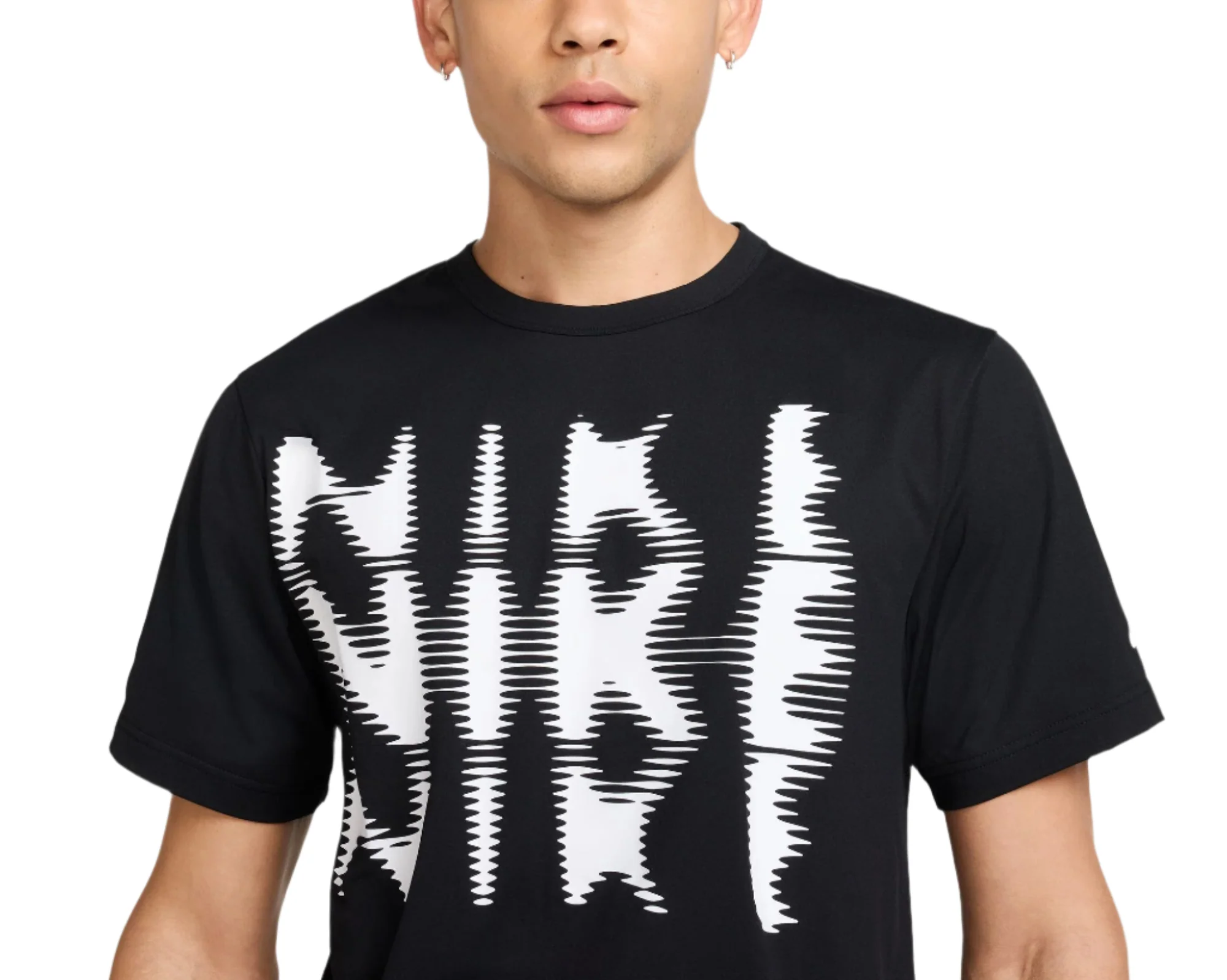 Nike Mens Hyverse Dri-FIT UV Fitness Short Sleeve T-Shirt - Image 3