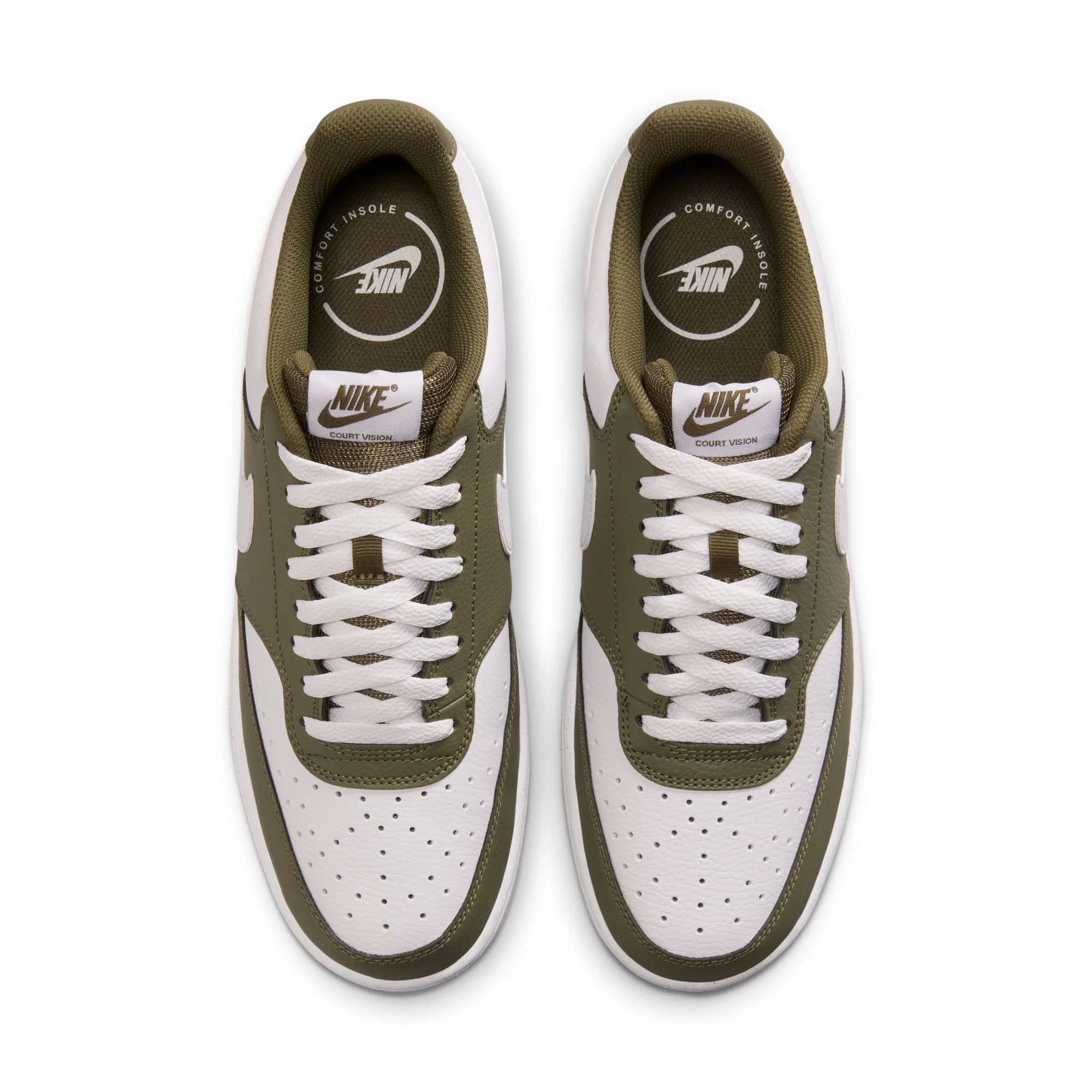 Nike Mens Court Vision Low Everyday Shoes - Image 4