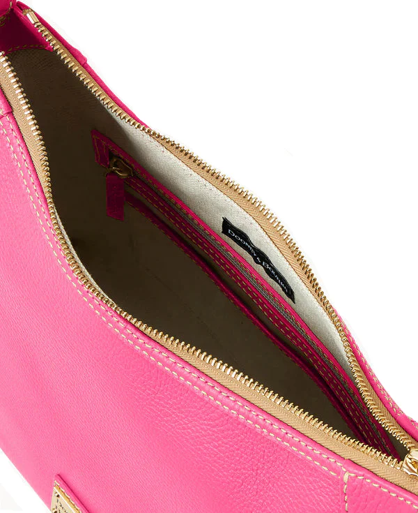 Dooney & Bourke Lucca Leather Hobo Handbag - Image 3