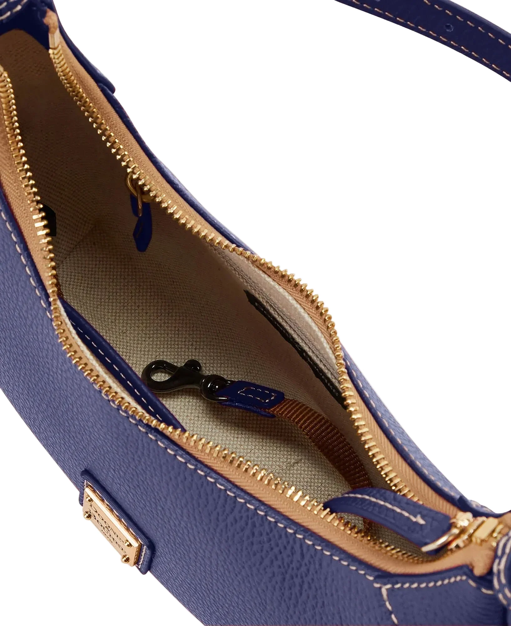 Dooney & Bourke Lucca Leather Hobo Handbag - Image 3