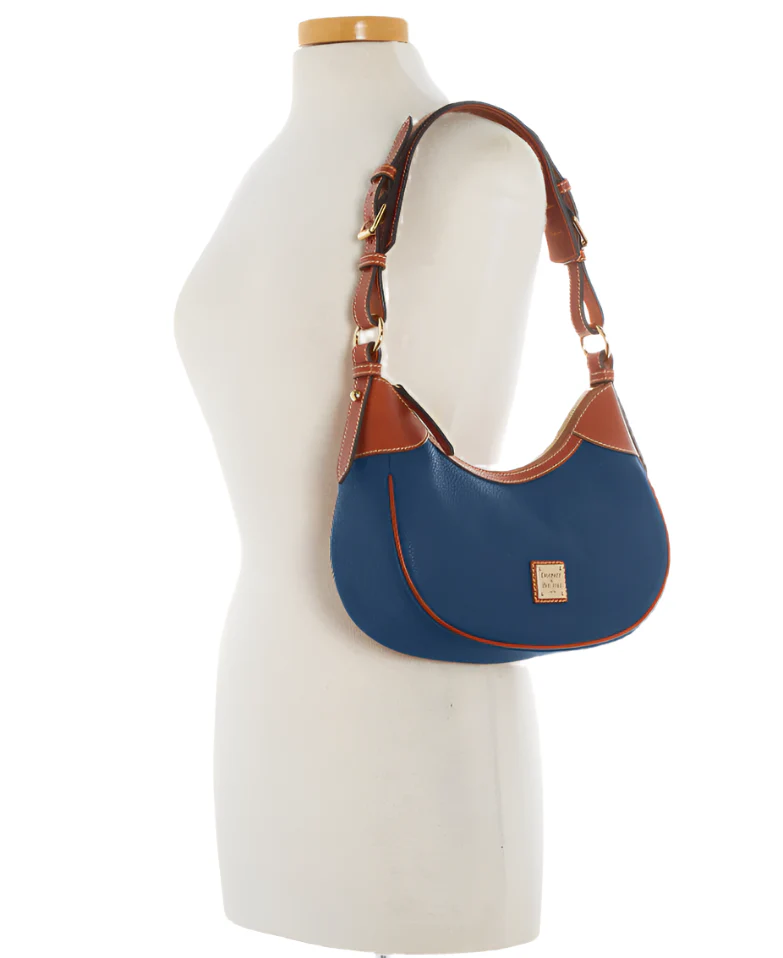 Dooney & Bourke Pebble Grain Small Hobo Handbag - Image 4