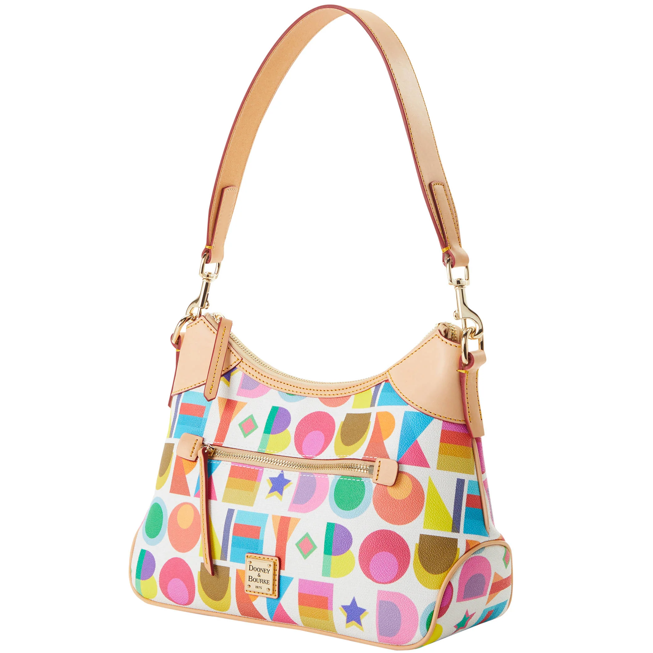 Dooney & Bourke Art Deco Hobo Handbag - Image 2
