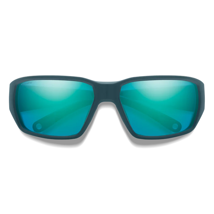 Smith Hookset Matte Pacific Frame - ChromaPop Glass Polarized Opal Mirror Lens - Polarized Sunglasses - Image 2