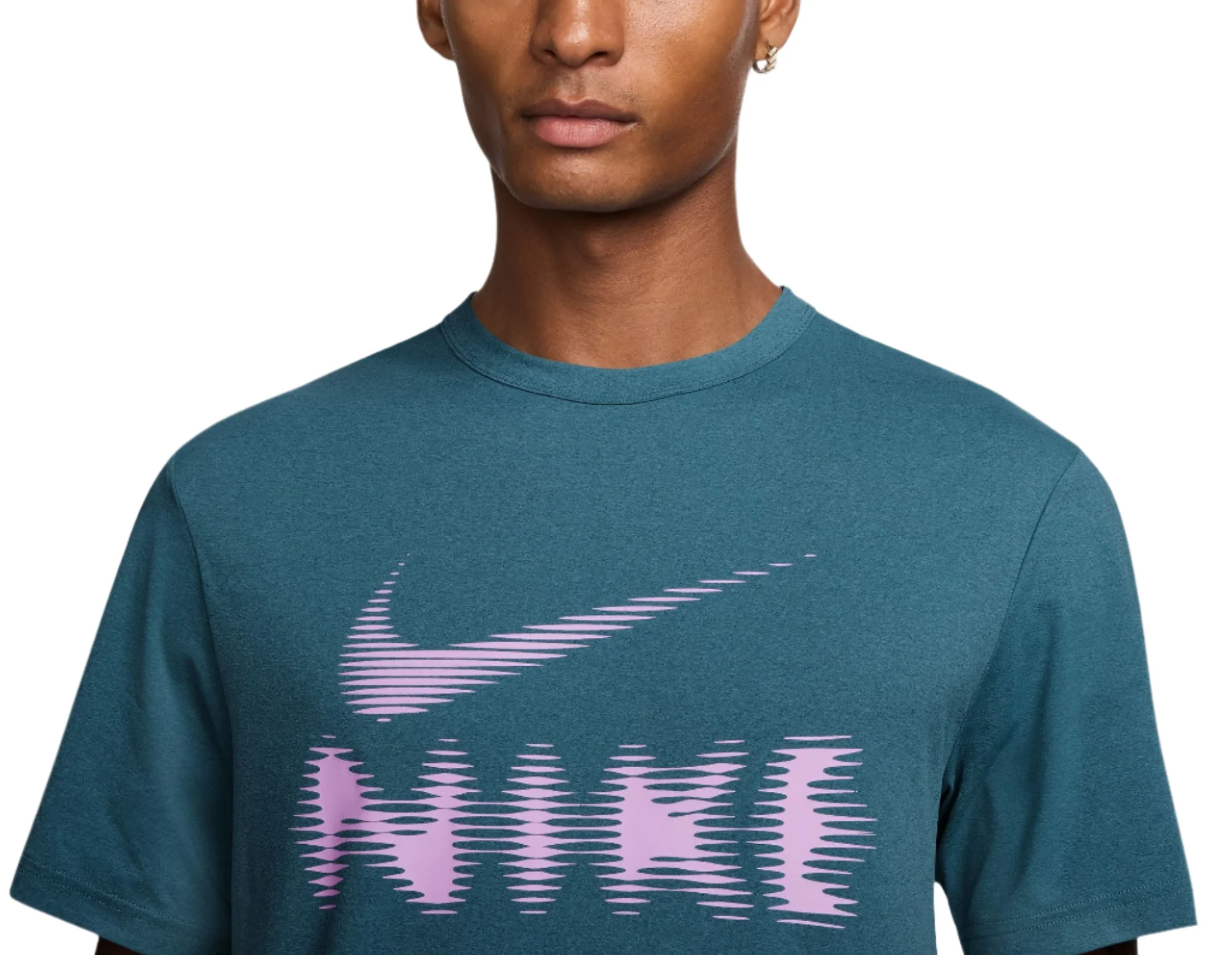 Nike Mens Dri-FIT Hyverse UV Short Sleeve T-Shirt - Image 3