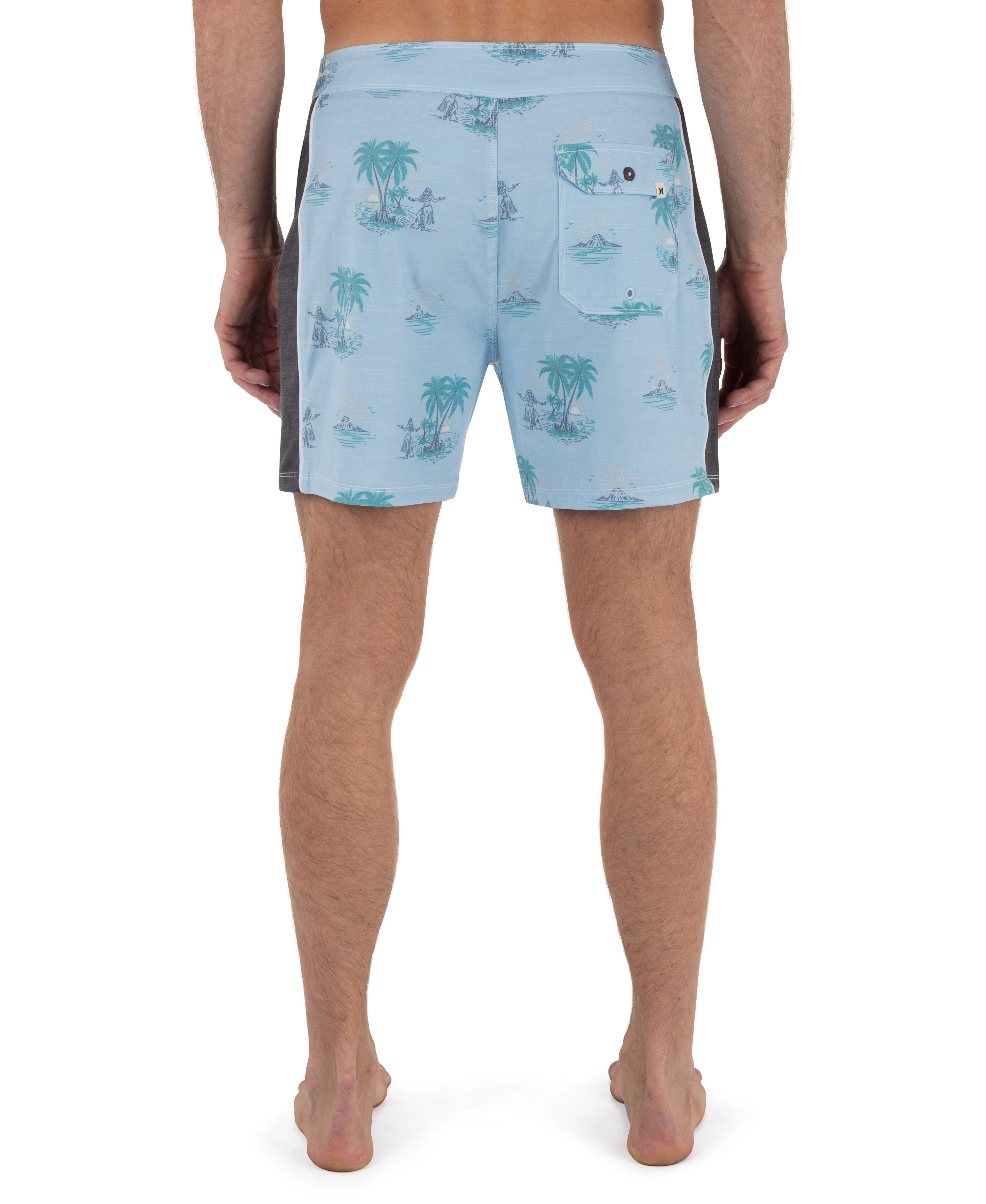 Hurley Mens Phantom Naturals Blocked Sessions 16" Boardshorts - Image 4