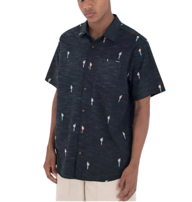 Hurley Mens One And Only Lido Short Sleeve Shirt