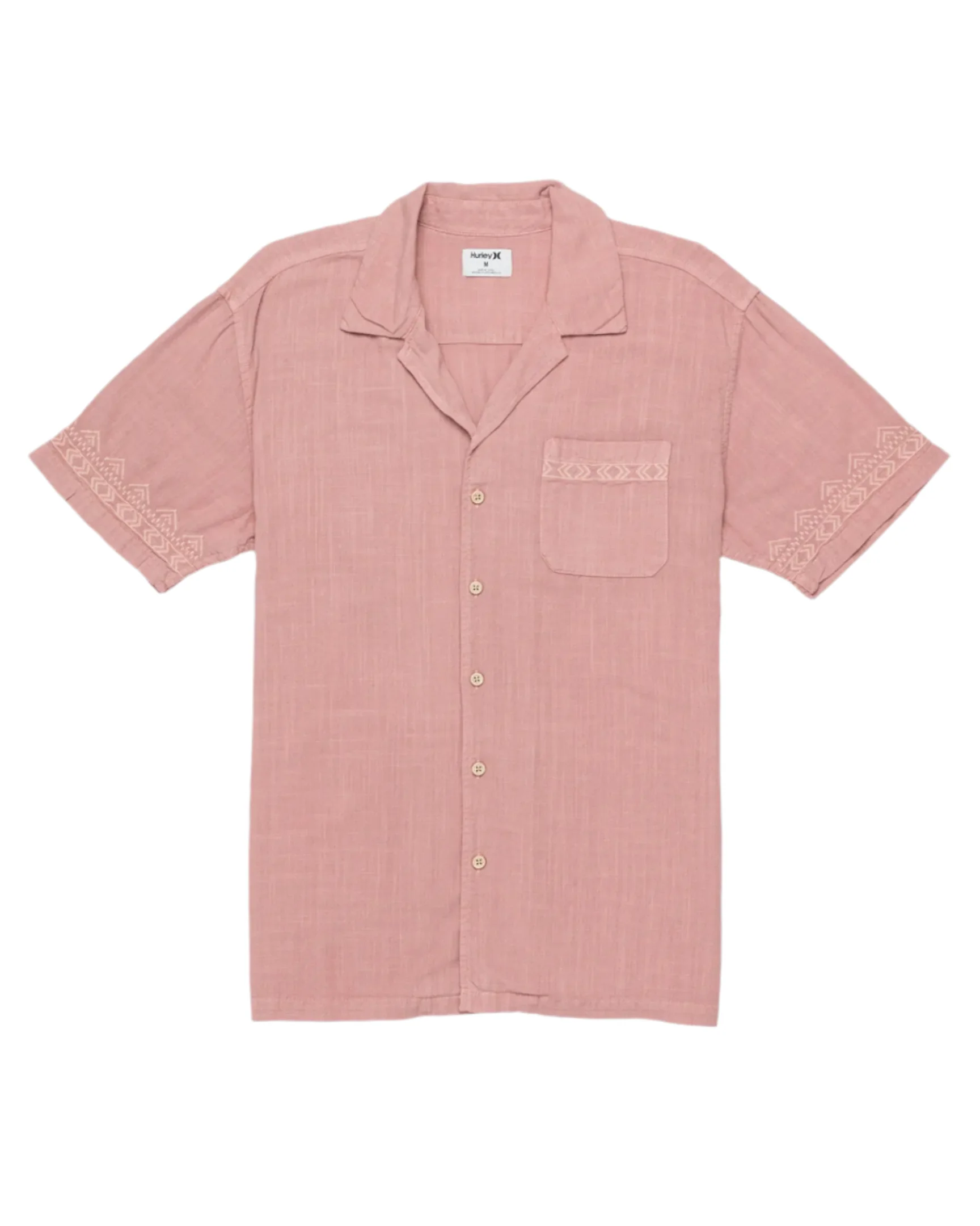 Hurley Mens Laguna Camp Short Sleeve Shirt - Image 2