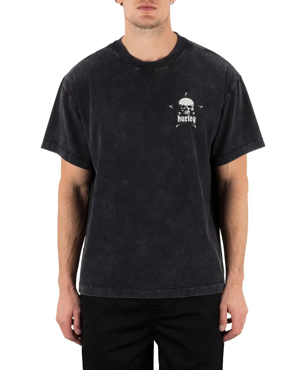 Hurley Mens Skull Island Short Sleeve T-Shirt - Image 3
