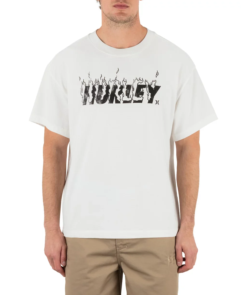 Hurley Mens On Fire Short Sleeve T-Shirt - Image 3
