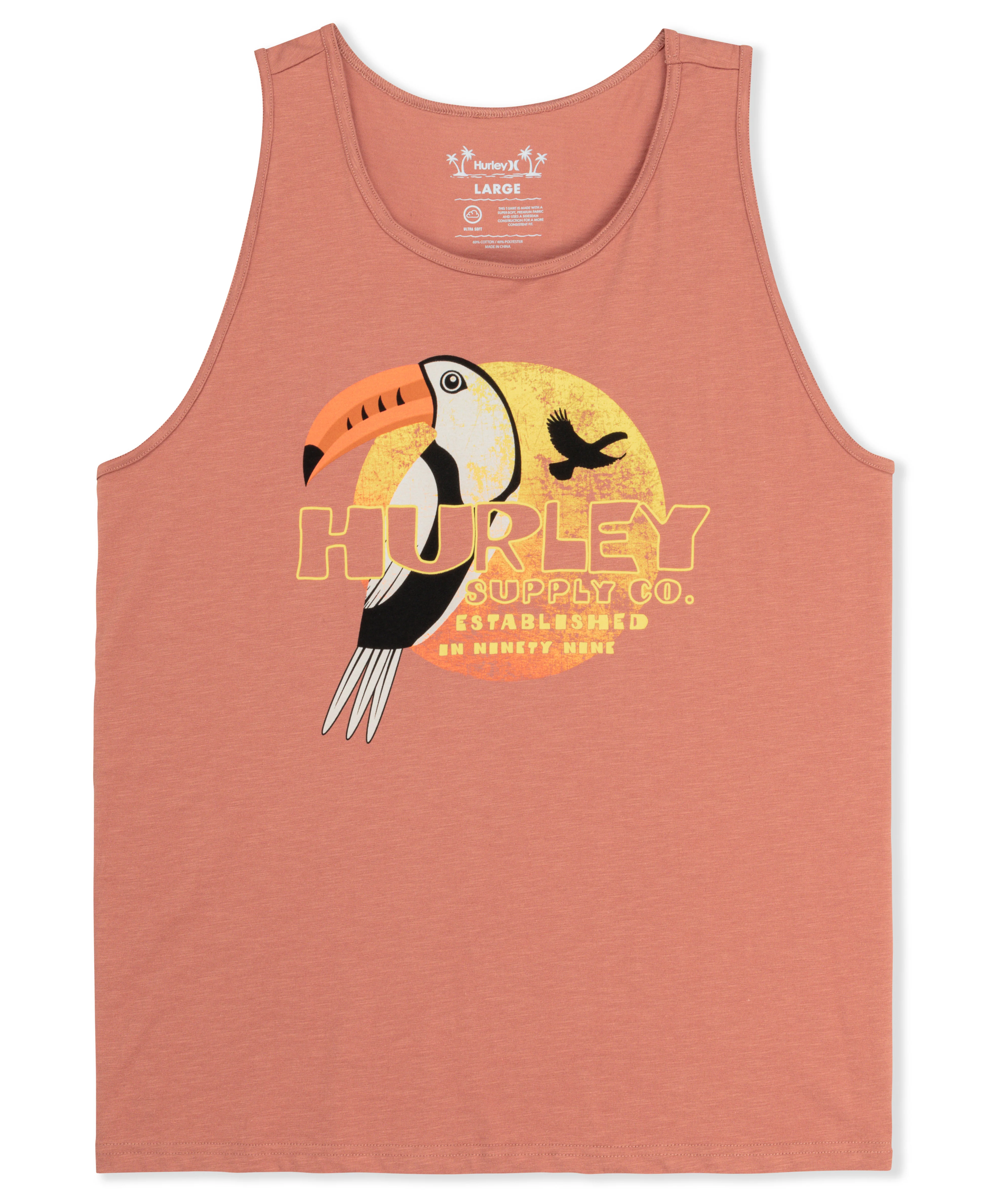Hurley Mens Toucan Do It Tank Top