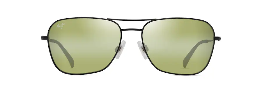 Maui Jim Na'auao Matte Black Varnish Frame - Maui HT Lens - Polarized Sunglasses