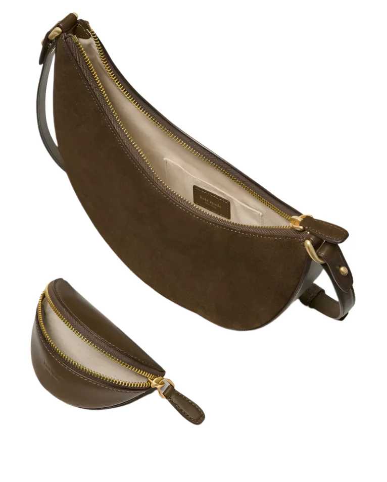 Kate Spade Duo Suede Crossbody Handbag - Image 8