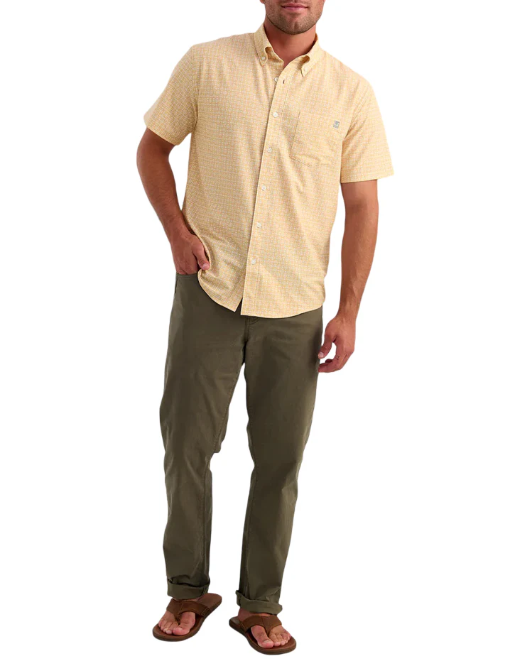 Huk Mens Kona Printed Short Sleeve Shirt - Image 4