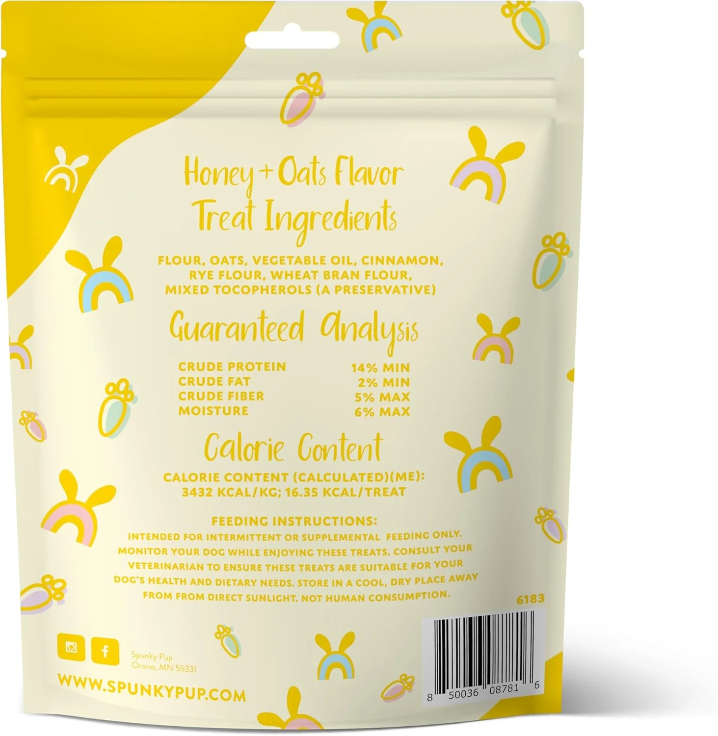 Spunky Pup Crunchy Biscuit Treats - Hunny Bunny - Image 5