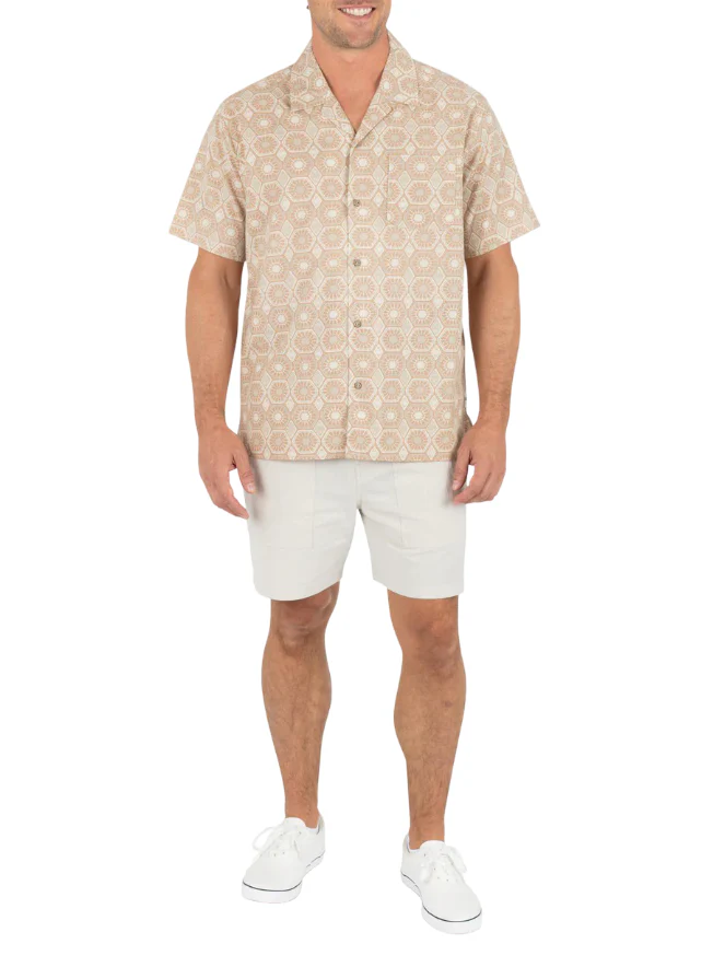 Hurley Mens Dogpatch Camp Short Sleeve Shirt - Image 6