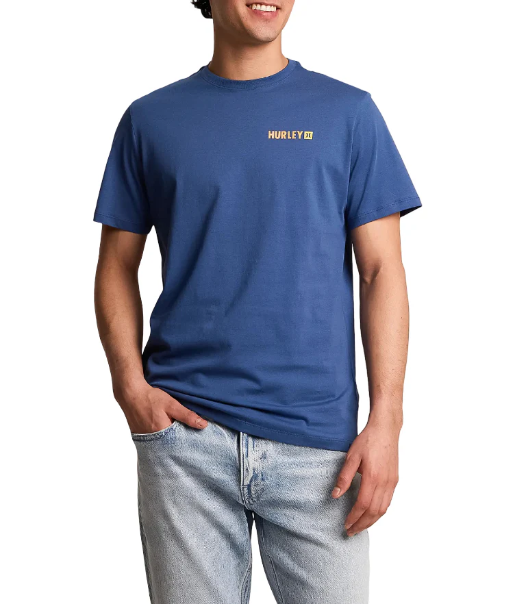 Hurley Mens Fern Gradient Short Sleeve T-Shirt - Image 2