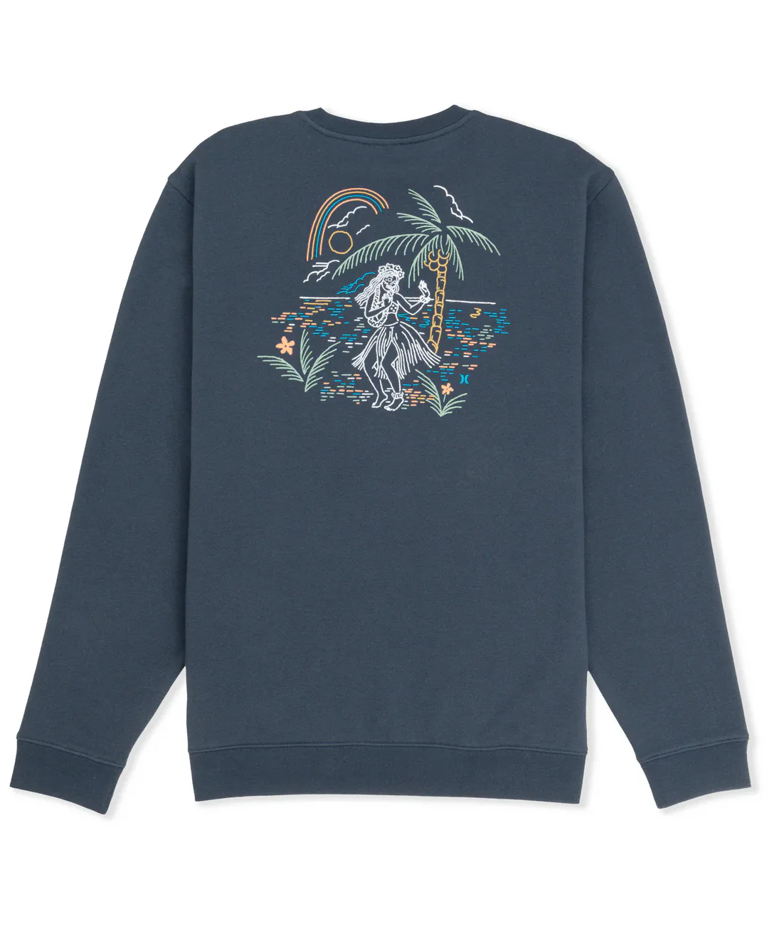 Hurley Mens In Paradise Crewneck Sweatshirt - Image 2