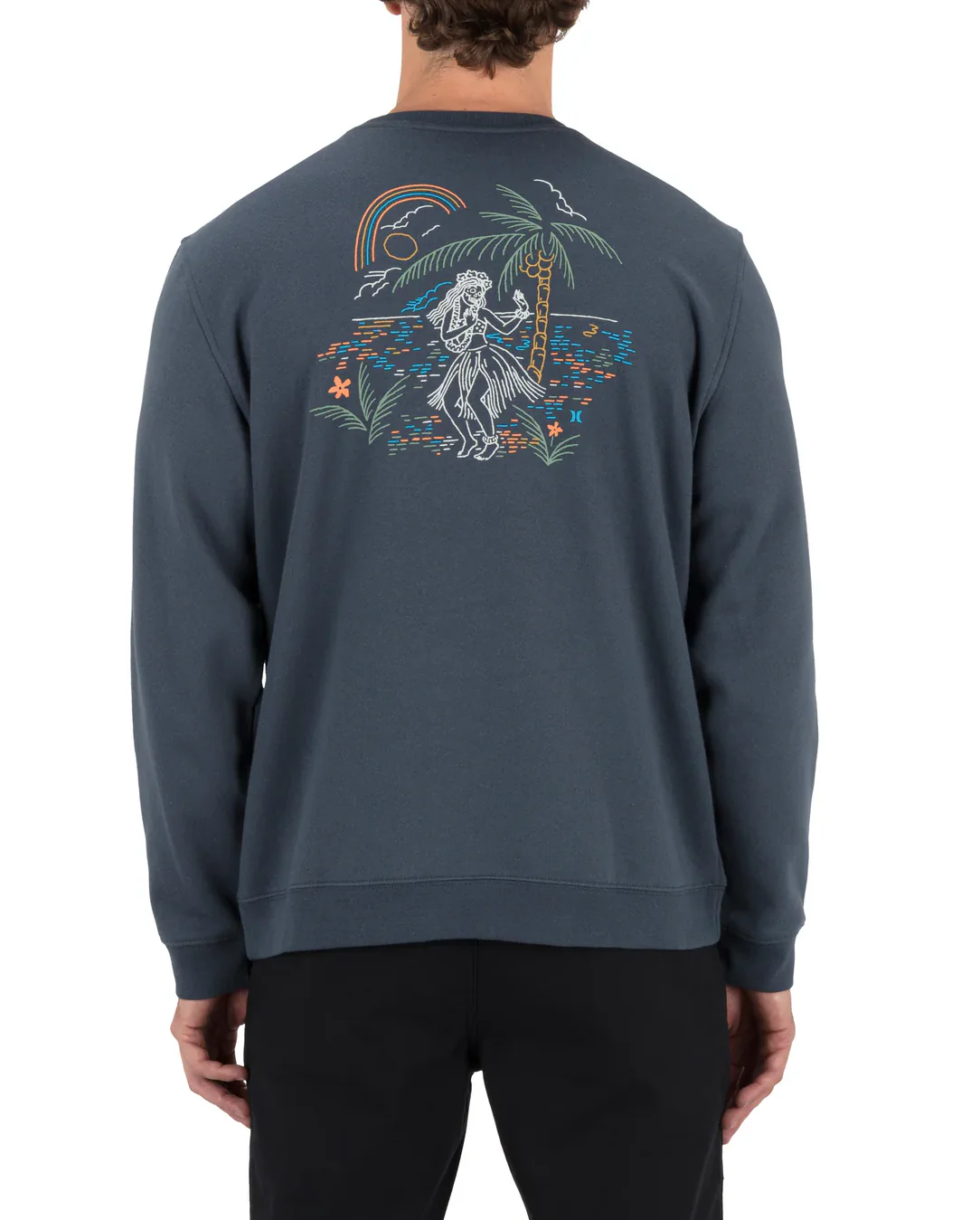 Hurley Mens In Paradise Crewneck Sweatshirt - Image 4