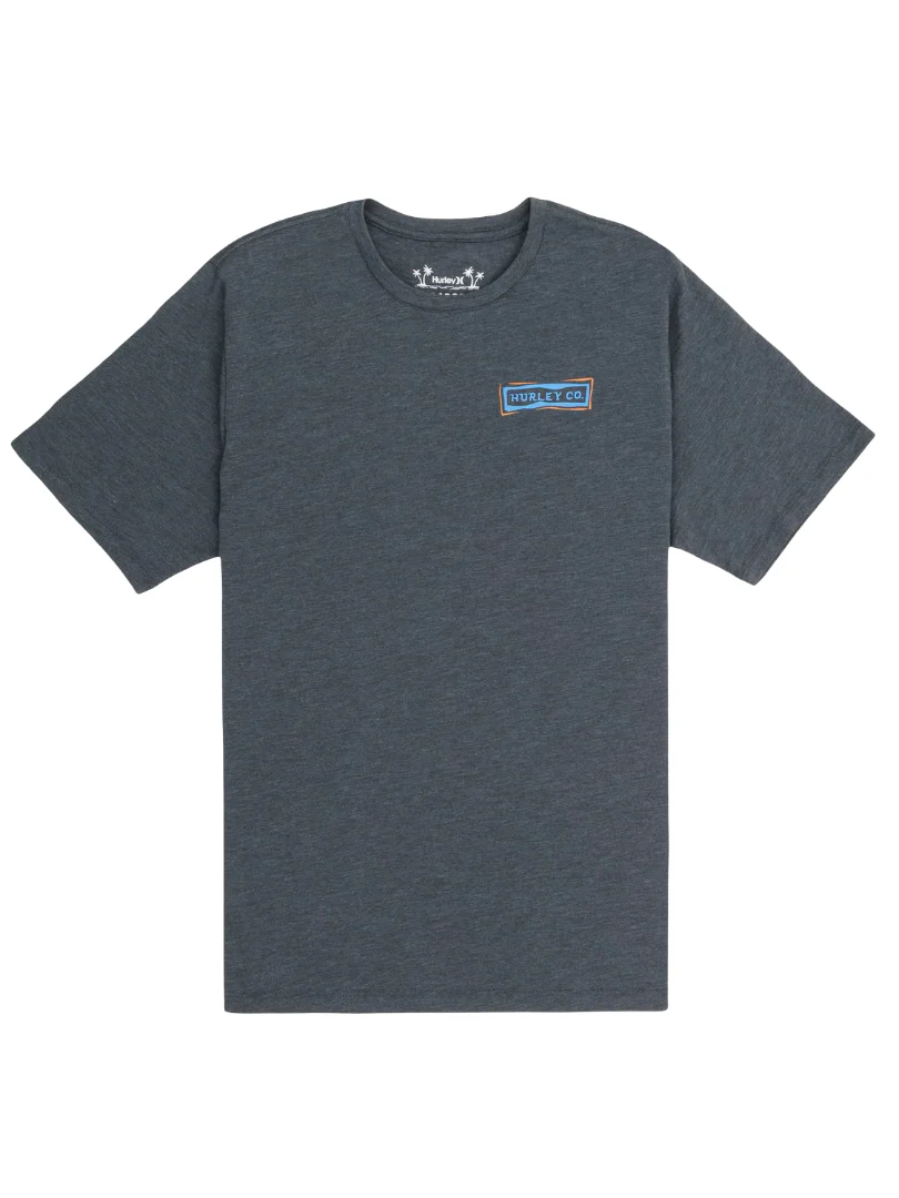 Hurley Mens Journey Slub Short Sleeve T-Shirt - Image 2