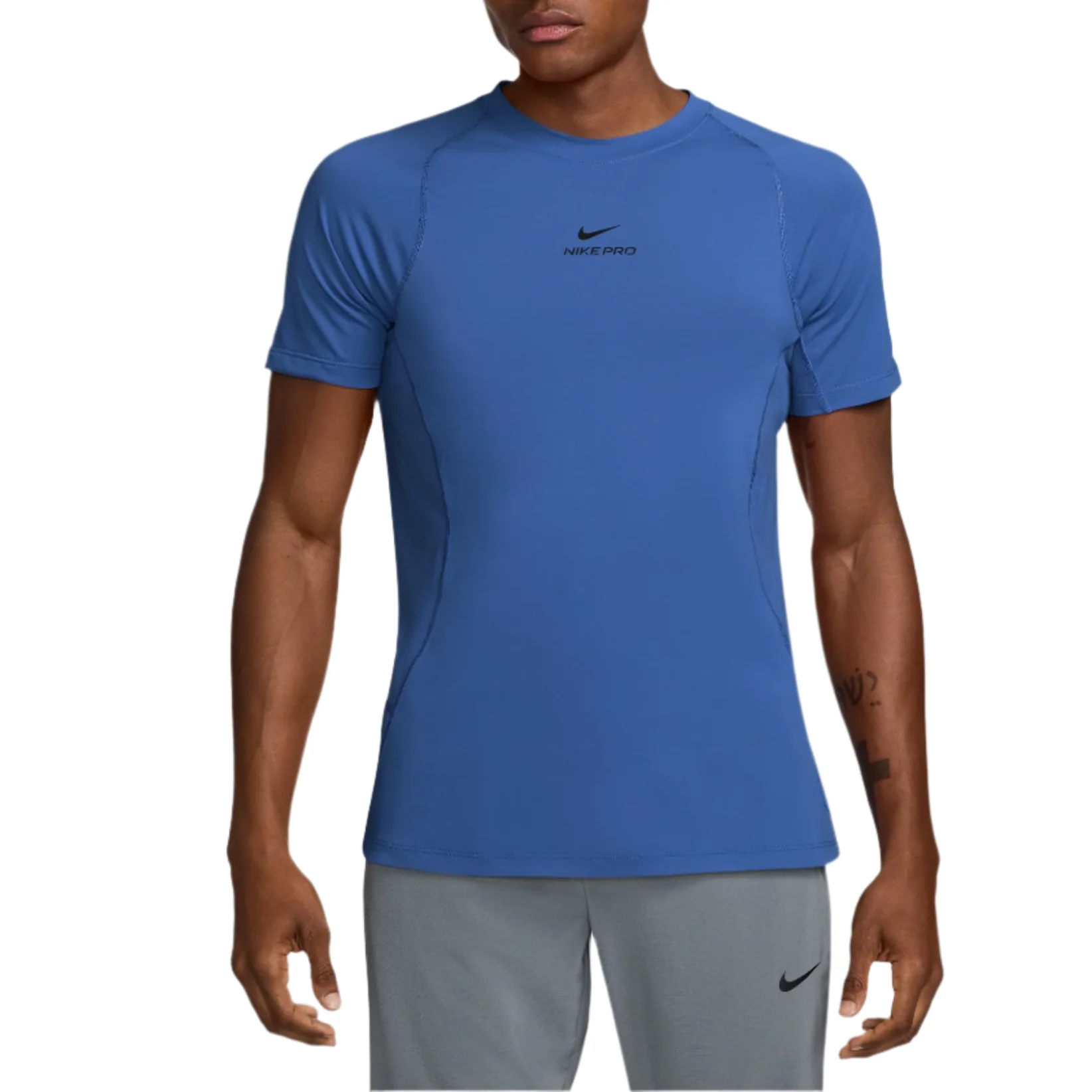 Nike Mens Pro Dri-Fit Short Sleeve T-Shirt - Image 2