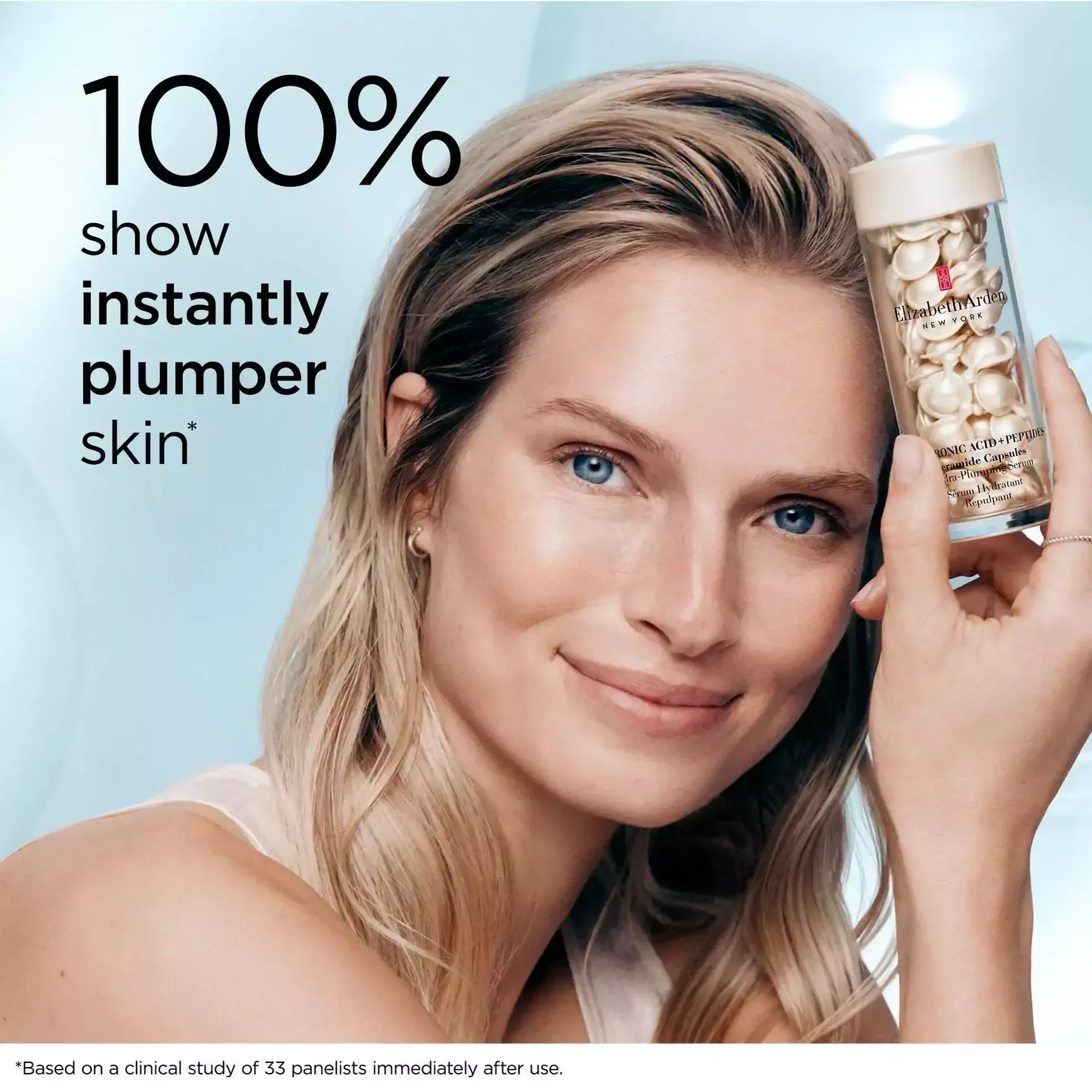 Elizabeth Arden Hyaluronic Acid + Peptides Ceramide Hydra-Plumping Serum Capsules - 30 Piece - Image 3