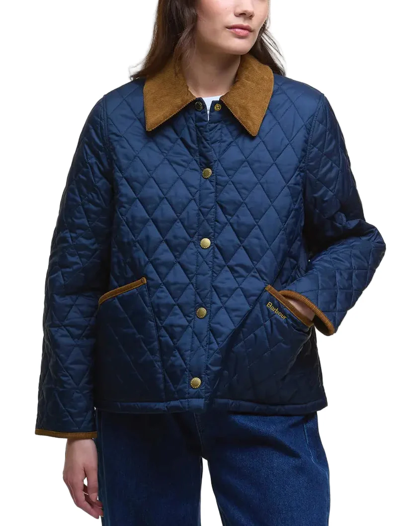 Barbour Womens Icons Cropped Liddesdale Quilted Jacket - Image 2