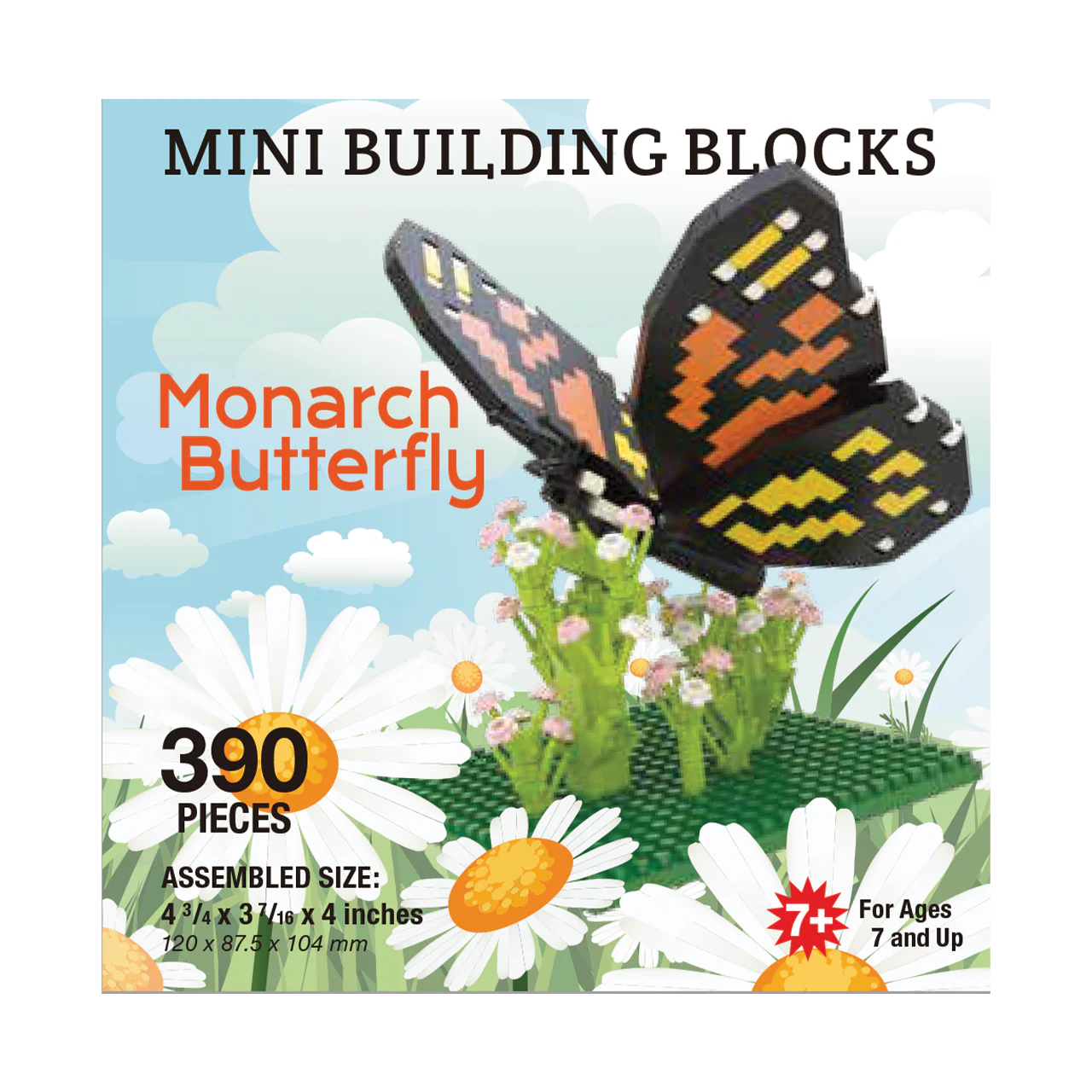 Impact Photographics Monarch Butterfly Mini Building Blocks Set