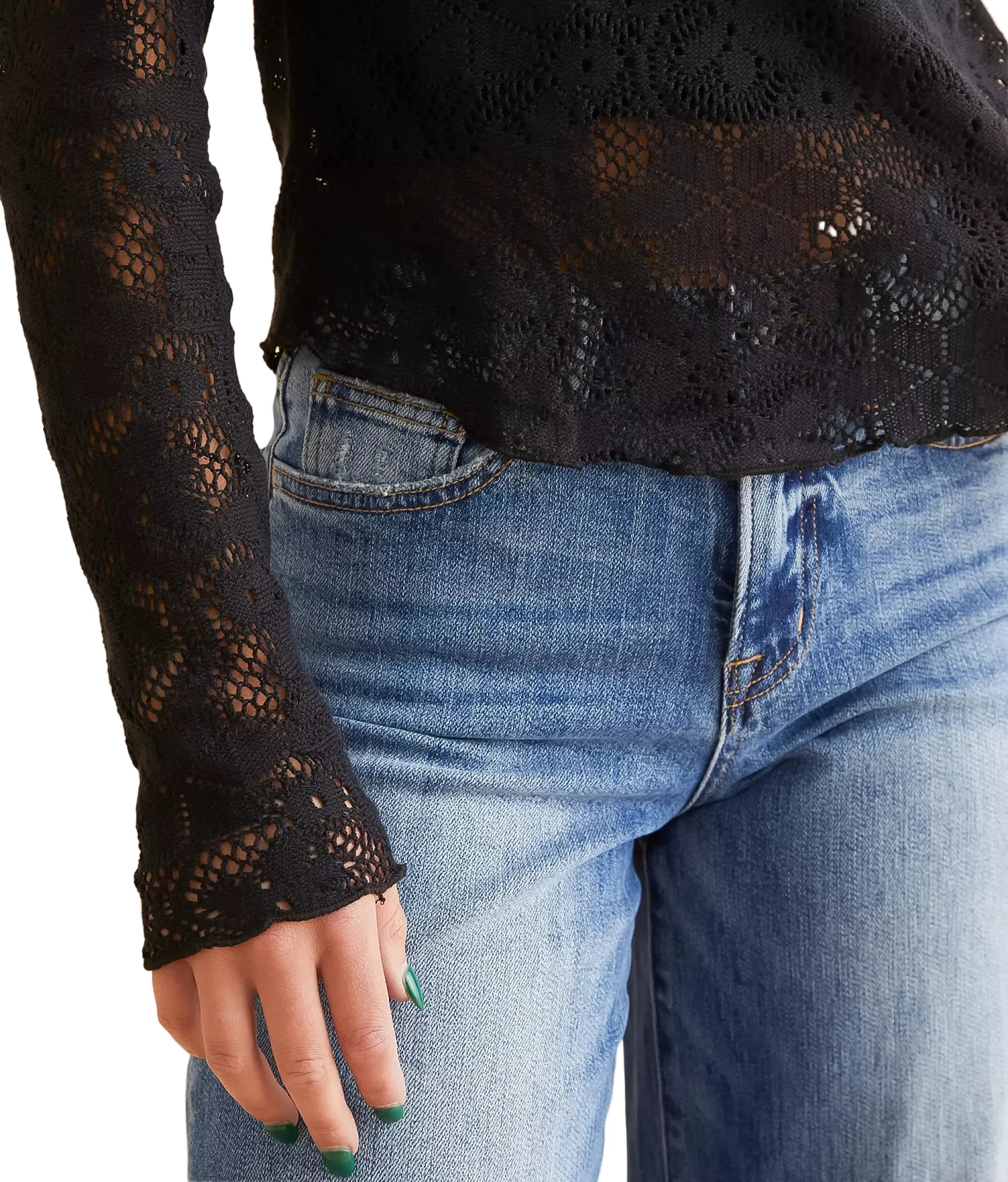 Free People Womens In The Meadow Long Sleeve T-Shirt - Image 3