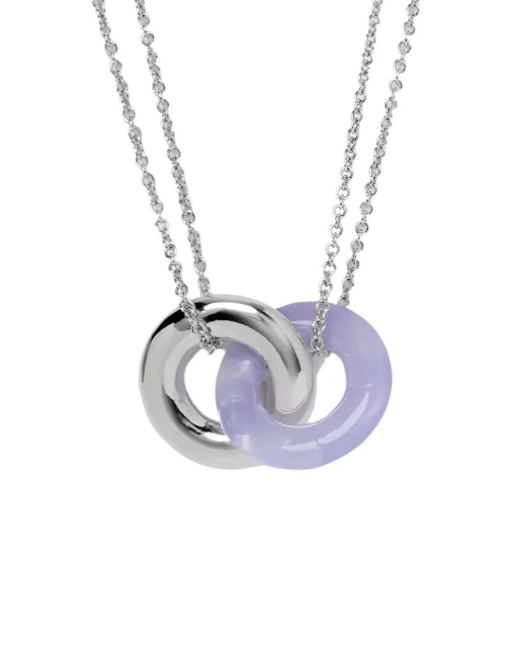 Kate Spade Interlock Small Pendant Necklace - Image 2