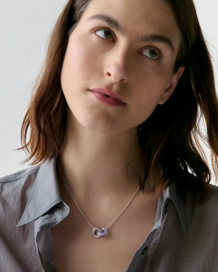 Kate Spade Interlock Small Pendant Necklace - Image 3