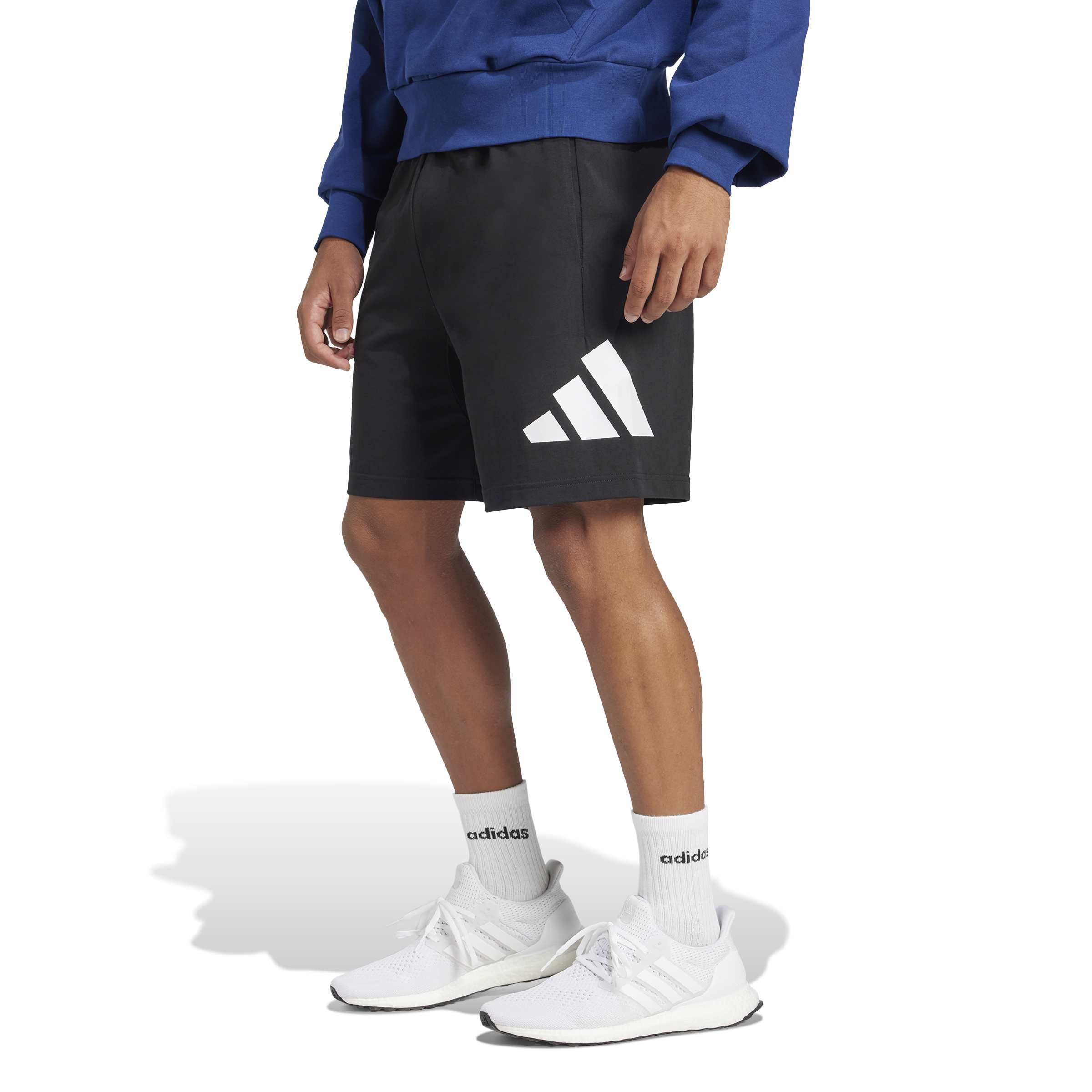 adidas Mens Essentials Big Logo Jersey Shorts - Image 2