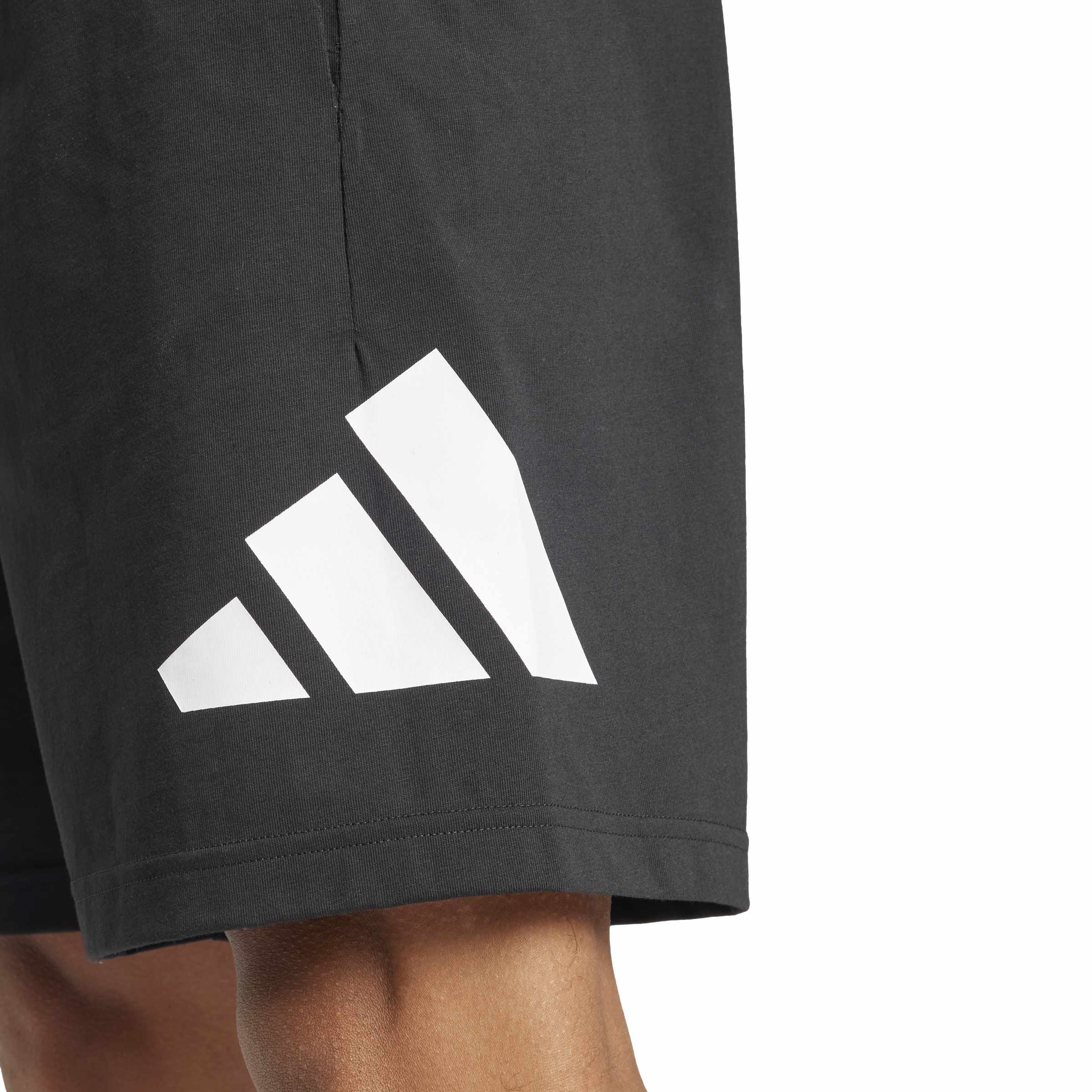 adidas Mens Essentials Big Logo Jersey Shorts - Image 5