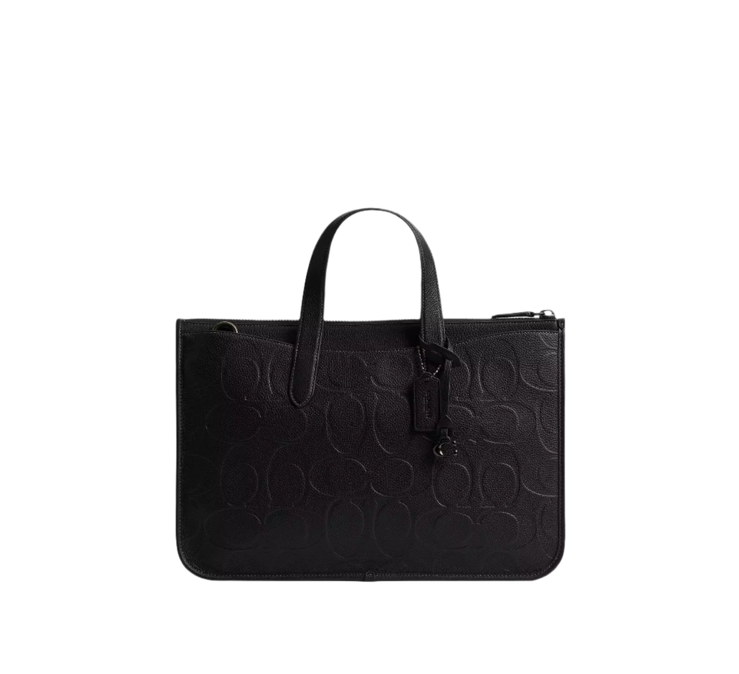 Coach Maxi Signature Leather Issac Workbag