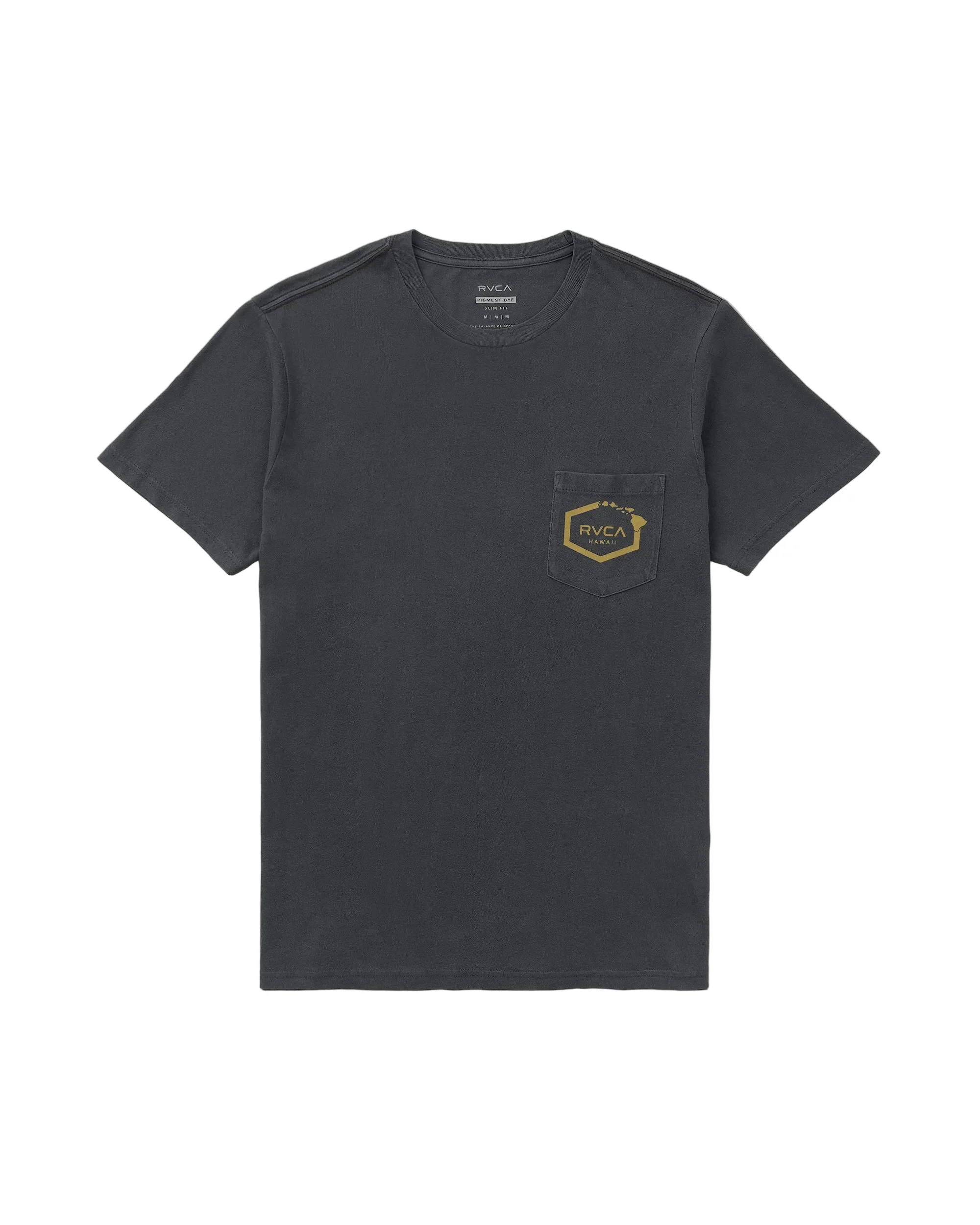 RVCA Mens Island Hex Short Sleeve T-Shirt - Image 2