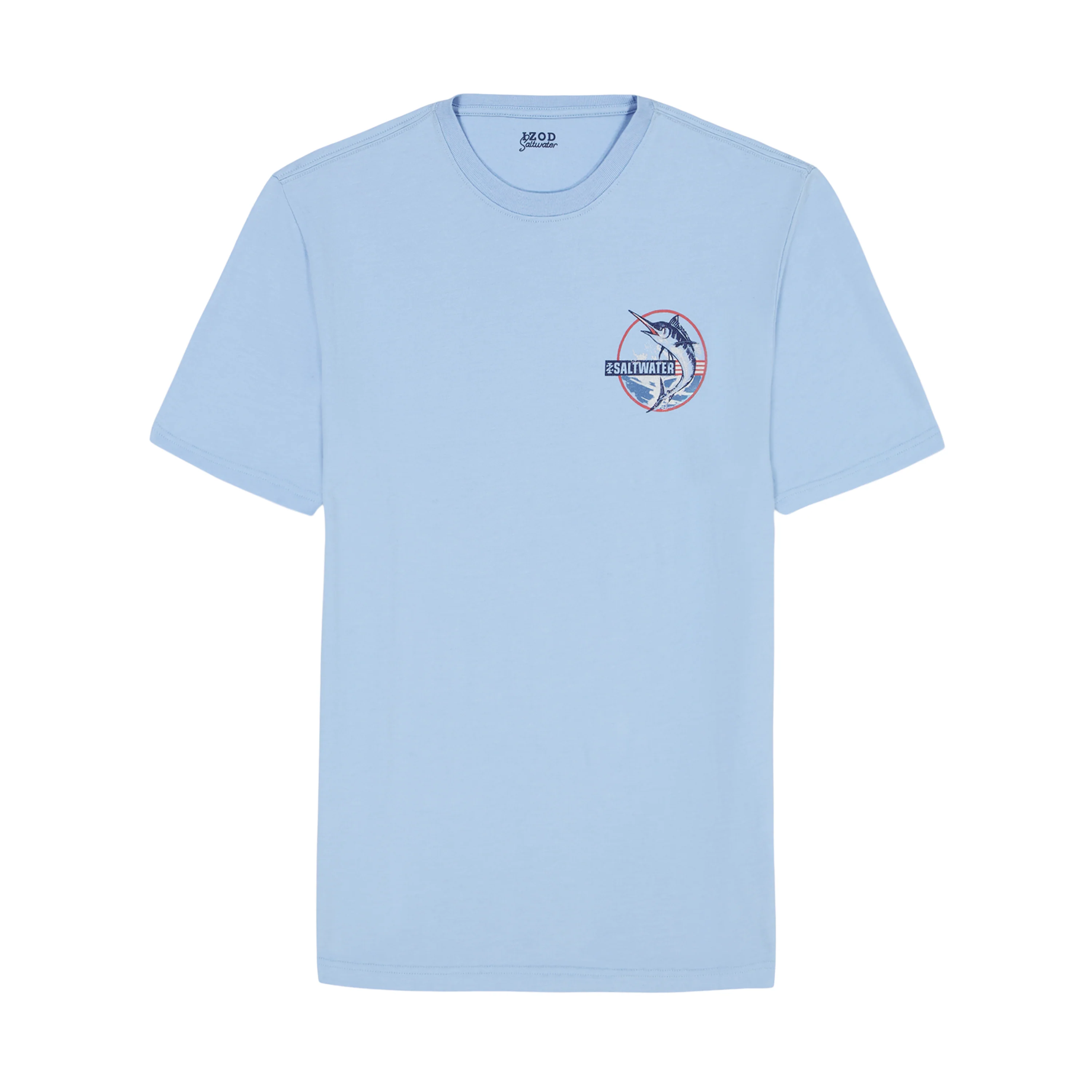 IZOD Mens Saltwater Seaside Short Sleeve Graphic T-Shirt - Image 2