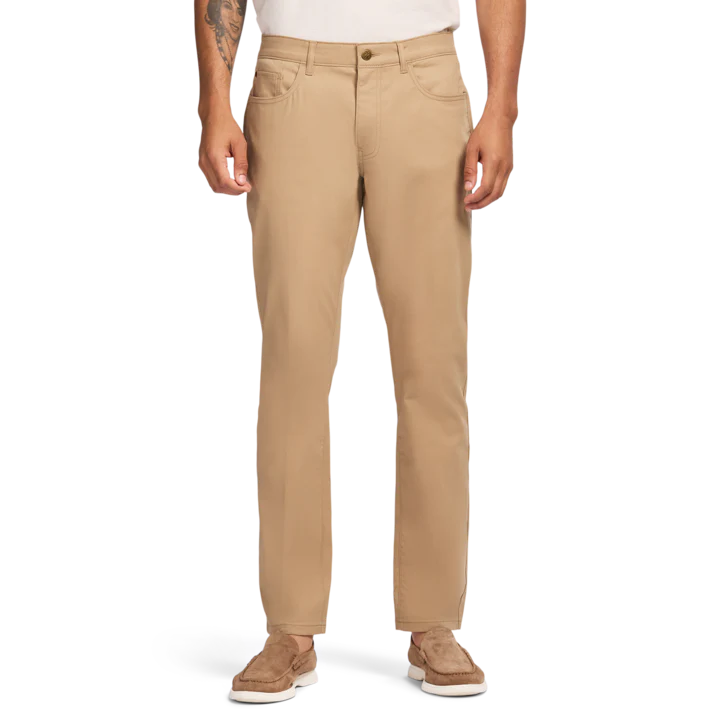 IZOD Mens 5 Pocket Stretch Sateen Pants