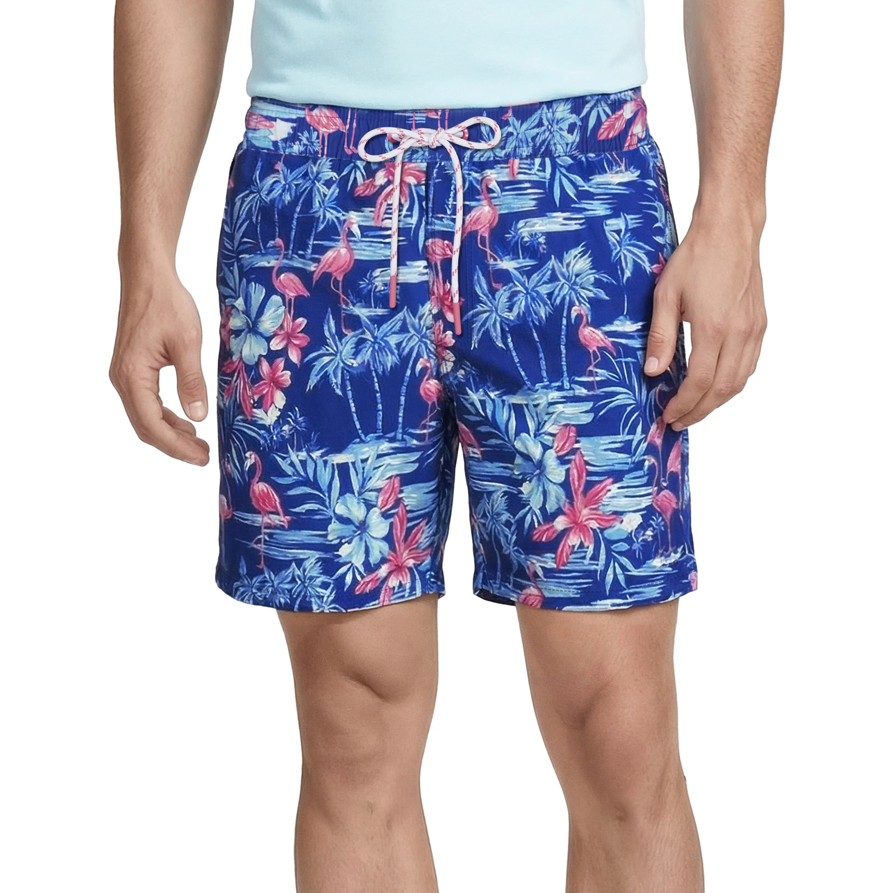 IZOD Mens Saltwater Beach Performance 17” Swim Trunks - Image 2