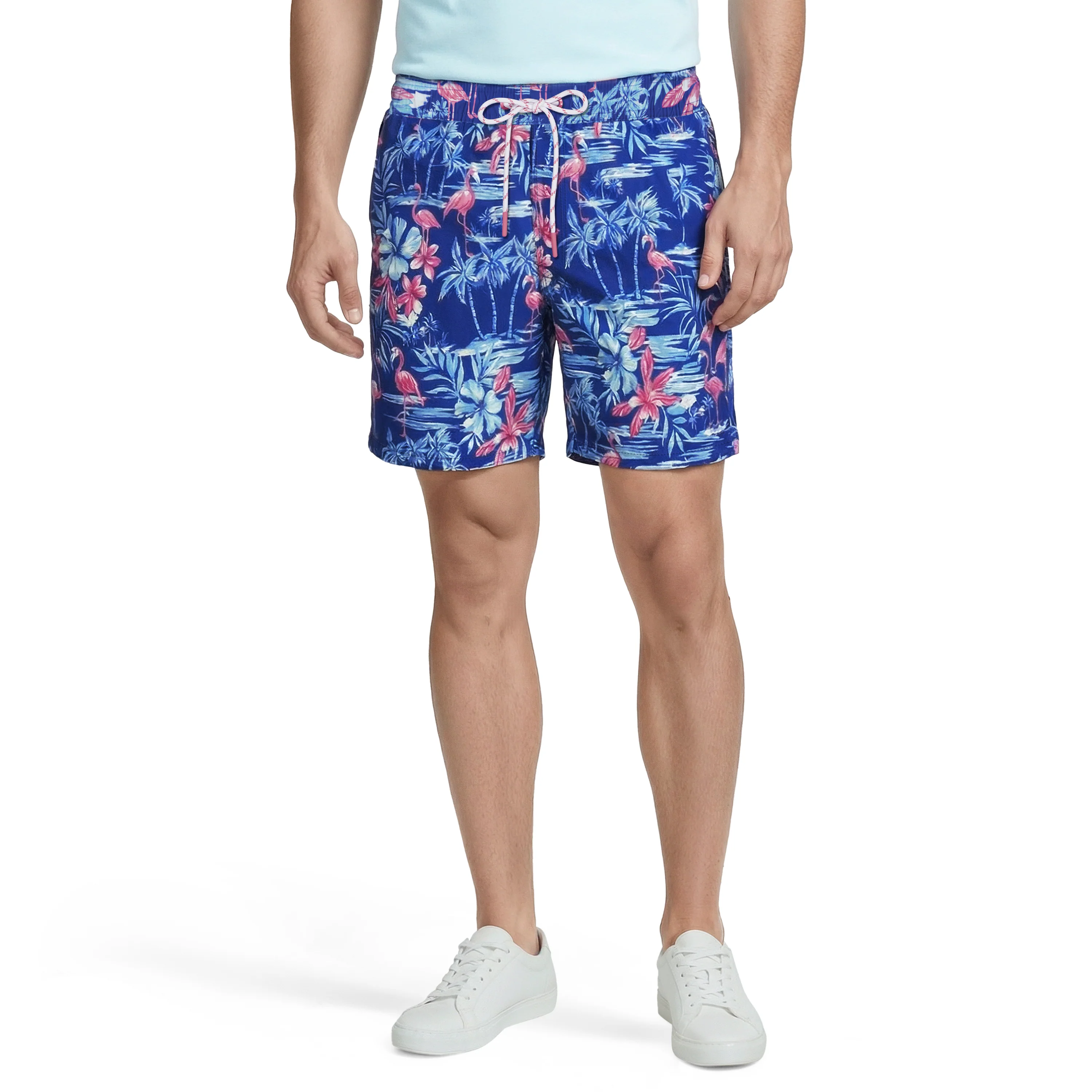 IZOD Mens Saltwater Beach Performance 17” Swim Trunks - Image 4