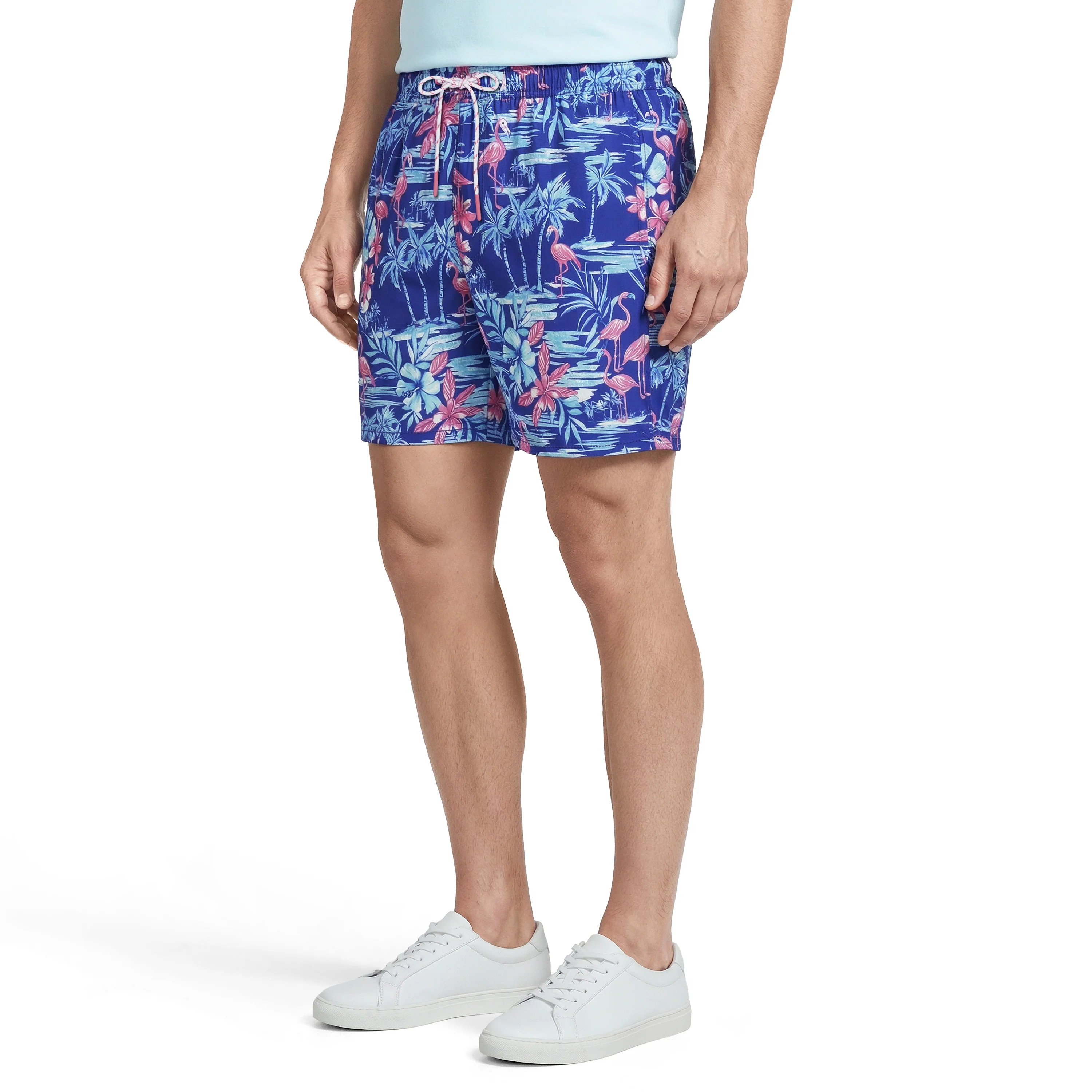 IZOD Mens Saltwater Beach Performance 17” Swim Trunks - Image 6