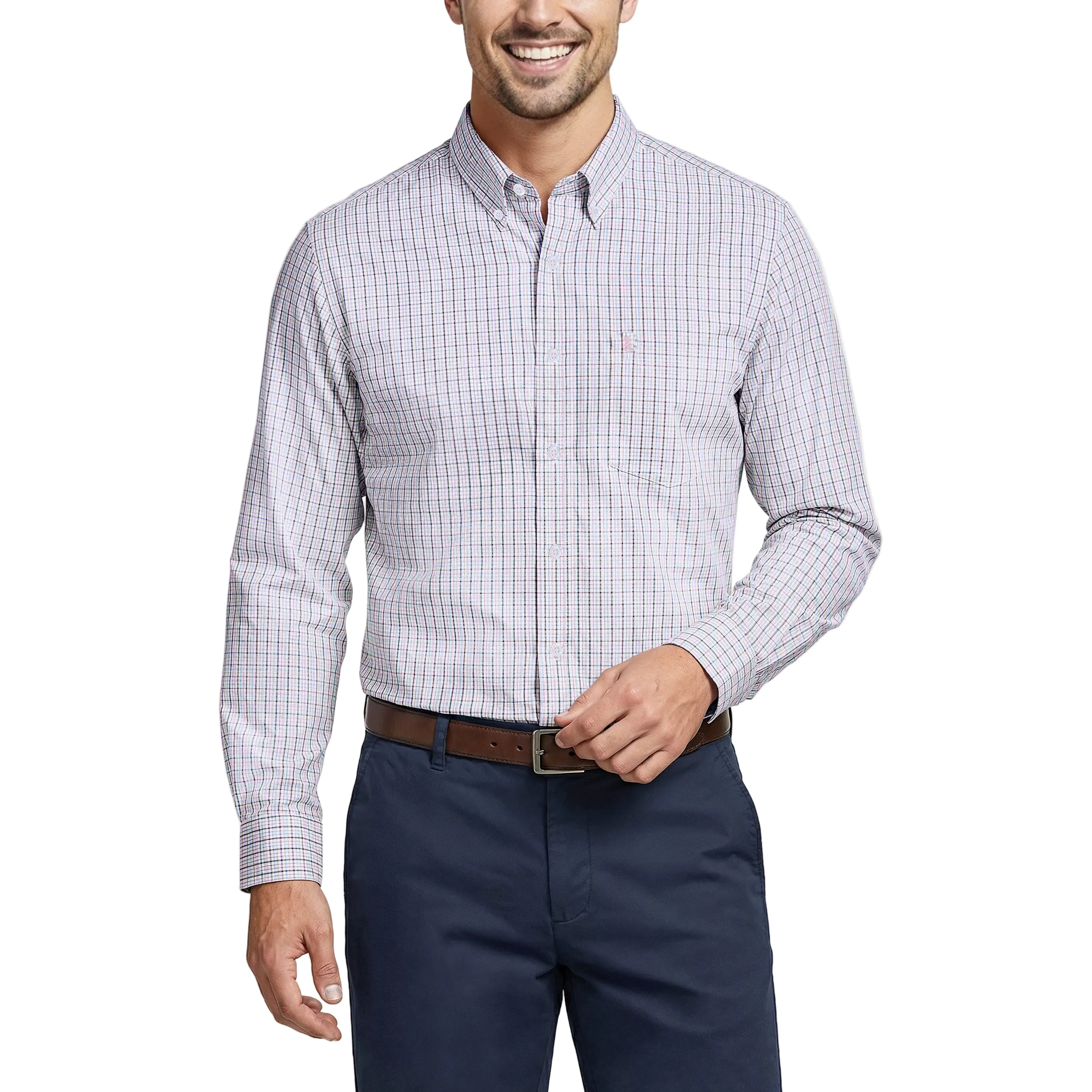 IZOD Mens Performance Long Sleeve Shirt - Image 2