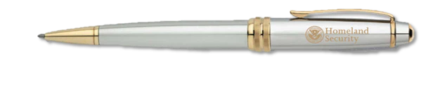 DHS Baily Chrome 23KT Gold Pen