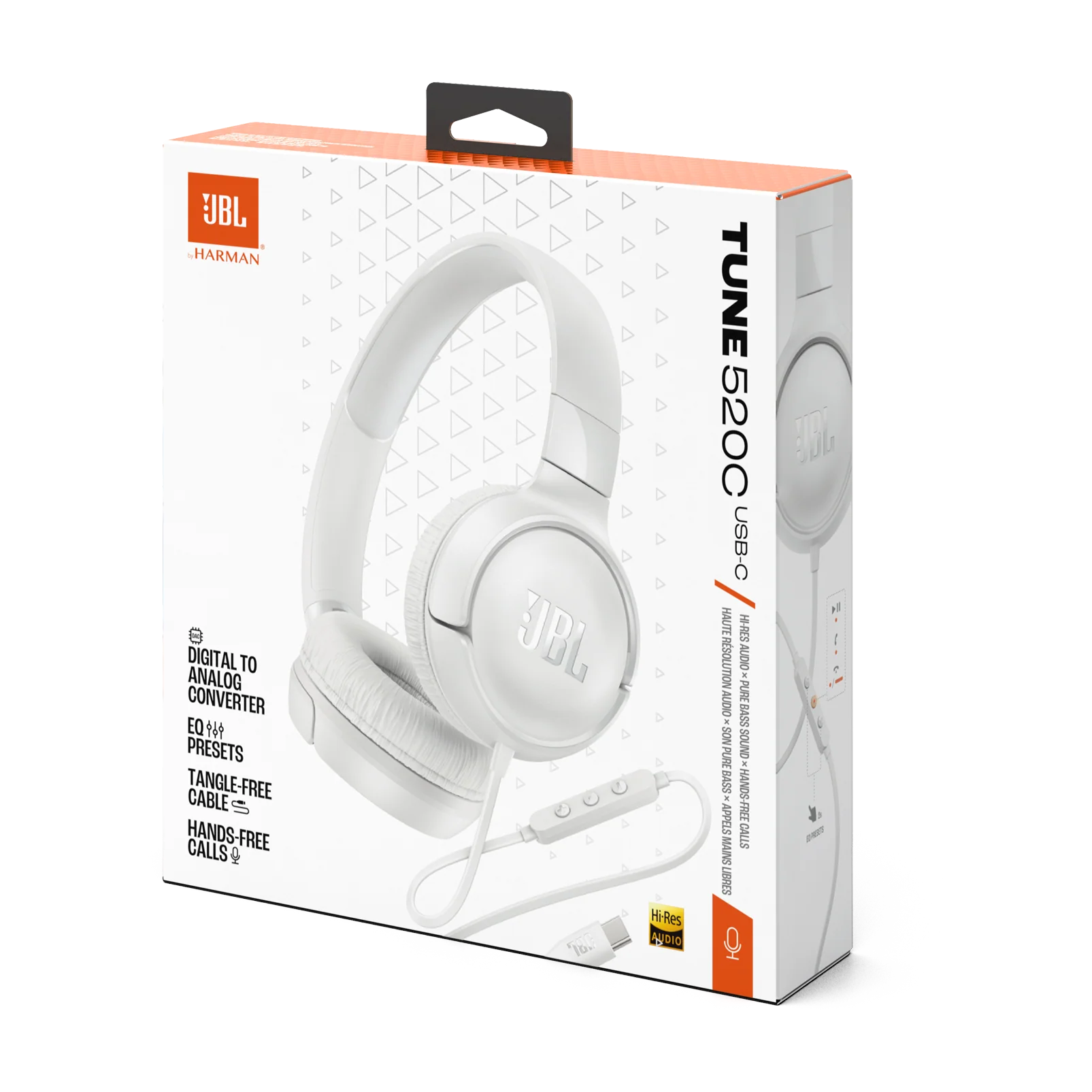 JBL TUNE 520C USB-C Wired On-Ear Headphones - Image 6