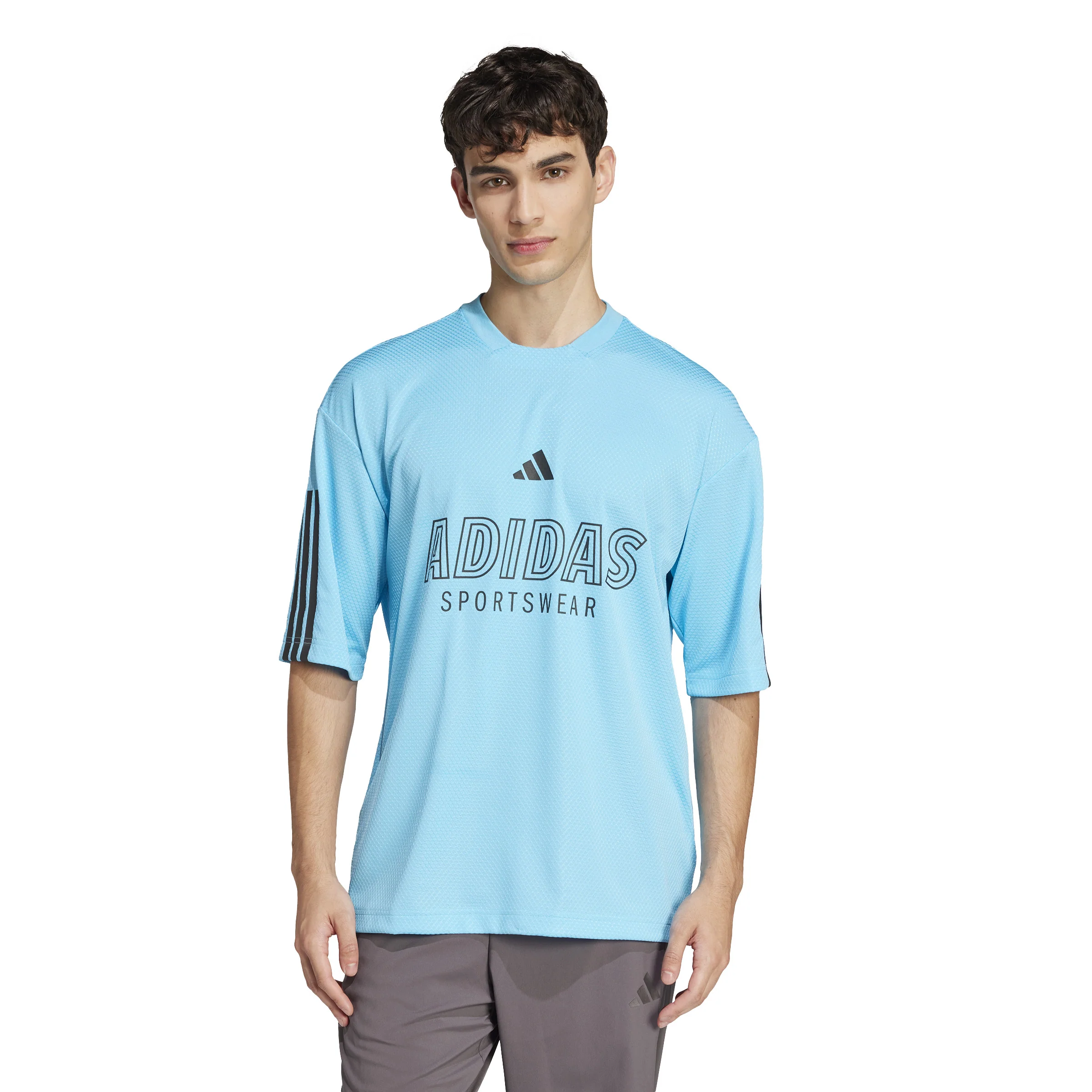 adidas Mens House Of Trio Short Sleeve T-Shirt - Image 2