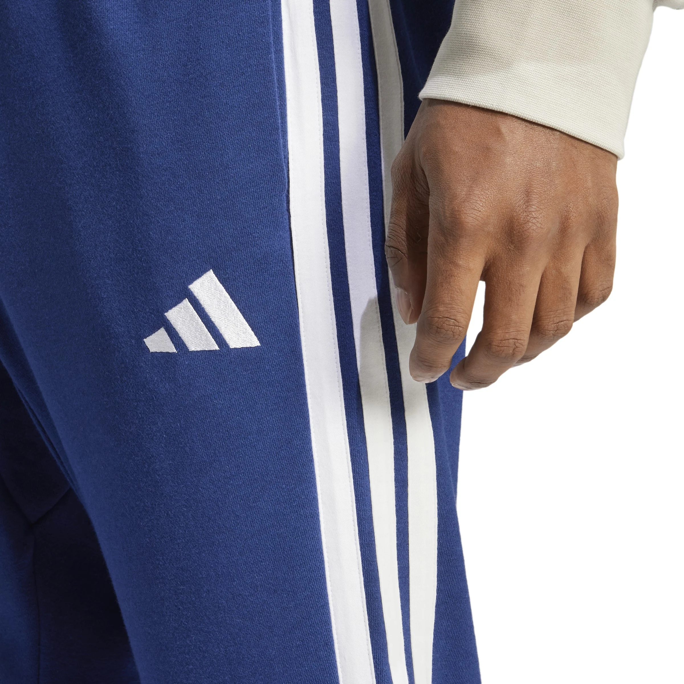 adidas Mens Essential 3-Stripes French Terry Jogger Pants - Image 4