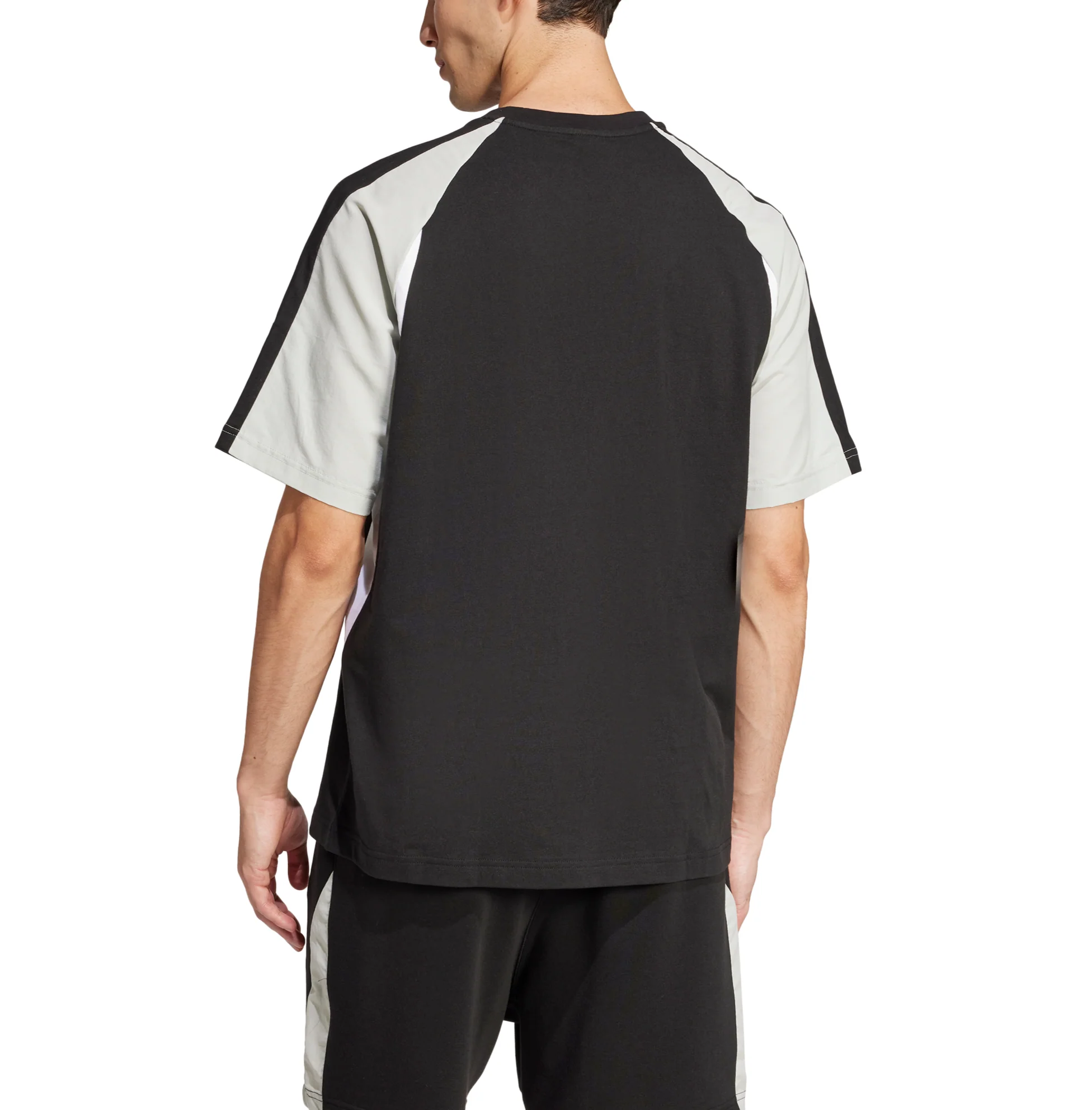 adidas Mens Seasonal Essentials Colorblock Short Sleeve T-Shirt - Image 3